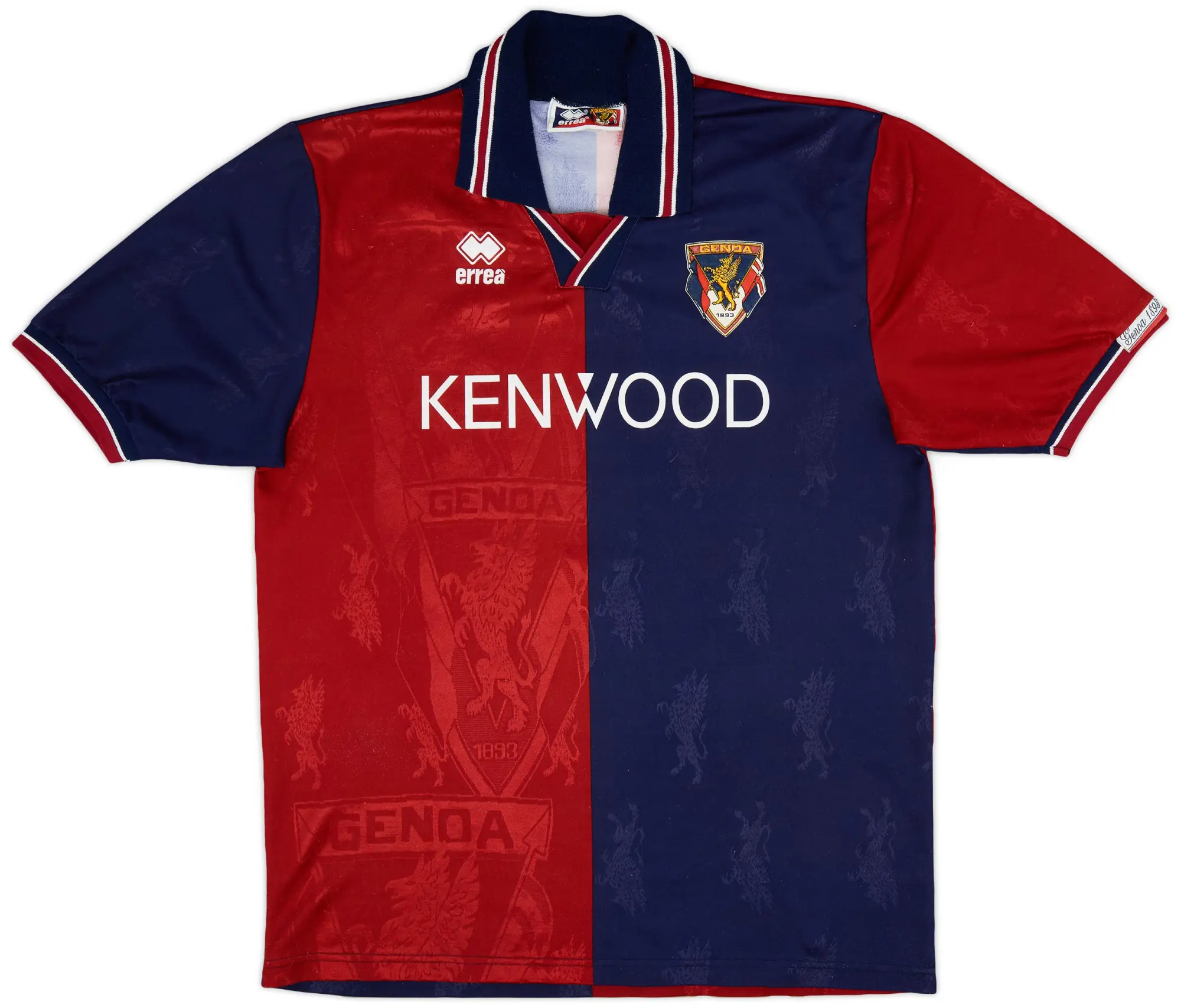 Errea 1994-95 Genoa Home Shirt #13 - 8/10 - (XL)