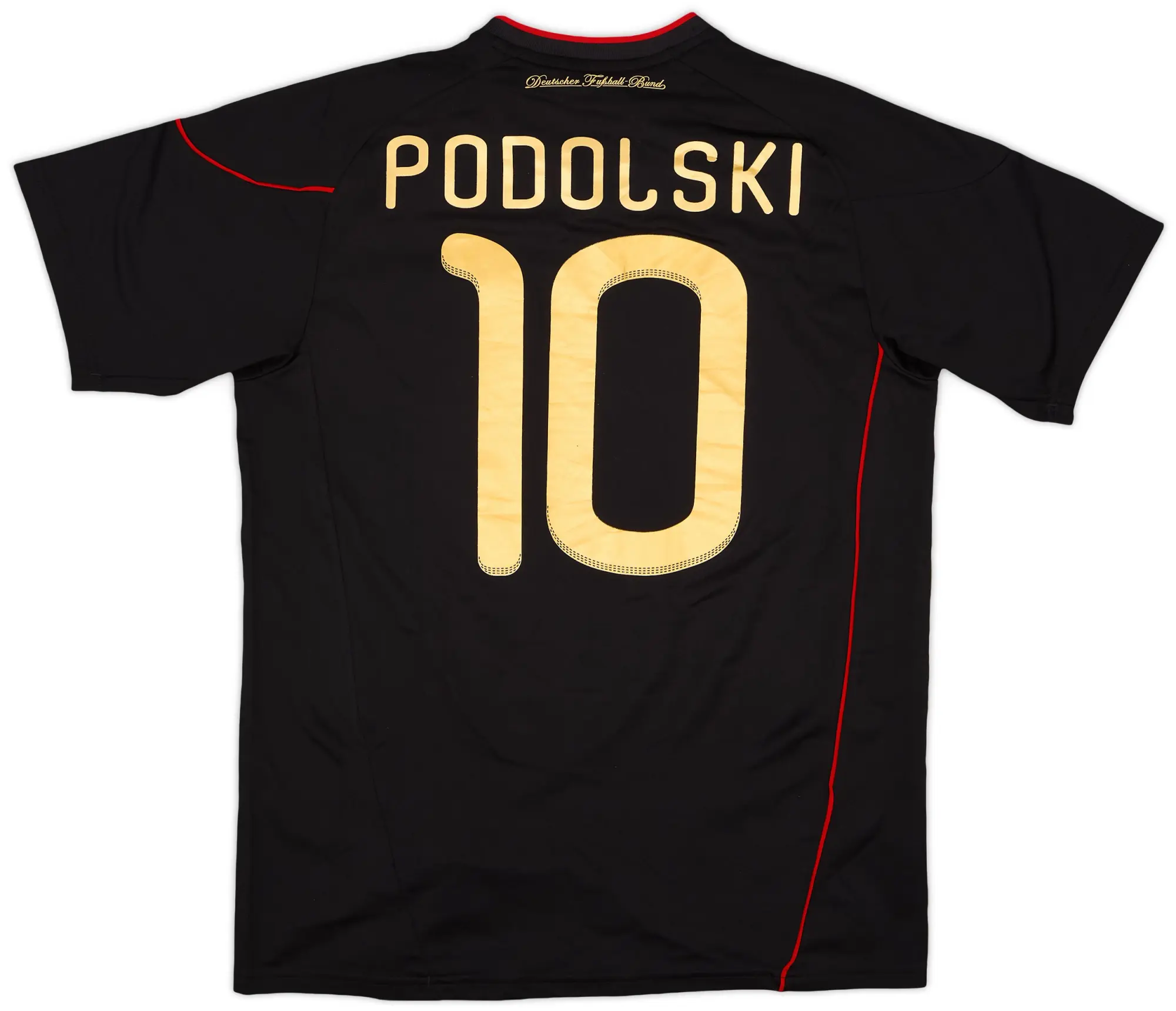 adidas 2010-11 Germany Away Shirt Podolski #10 - 9/10 - (XL.Boys)