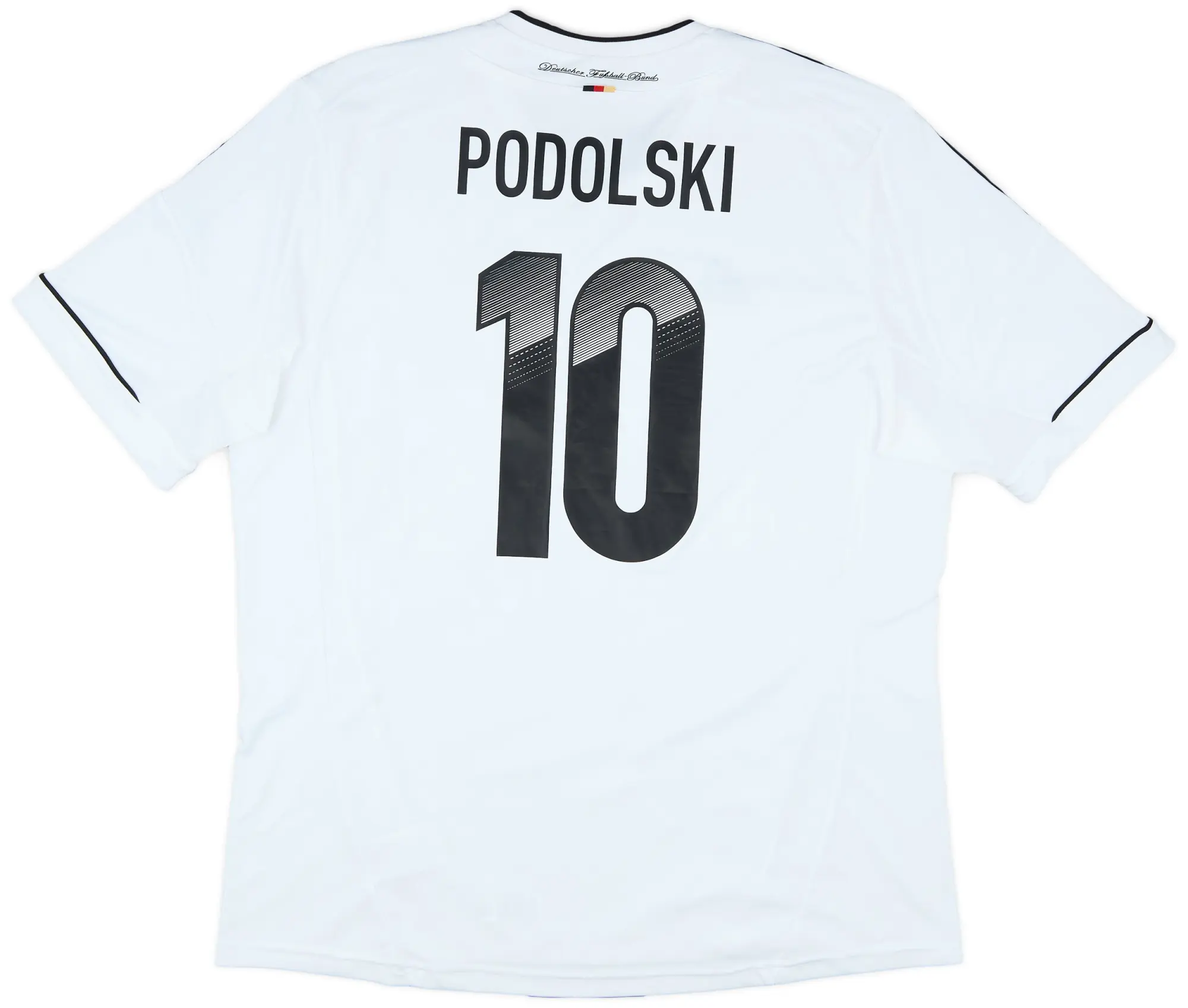 adidas 2012-13 Germany Home Shirt Podolski #10 - 5/10 - (XL)