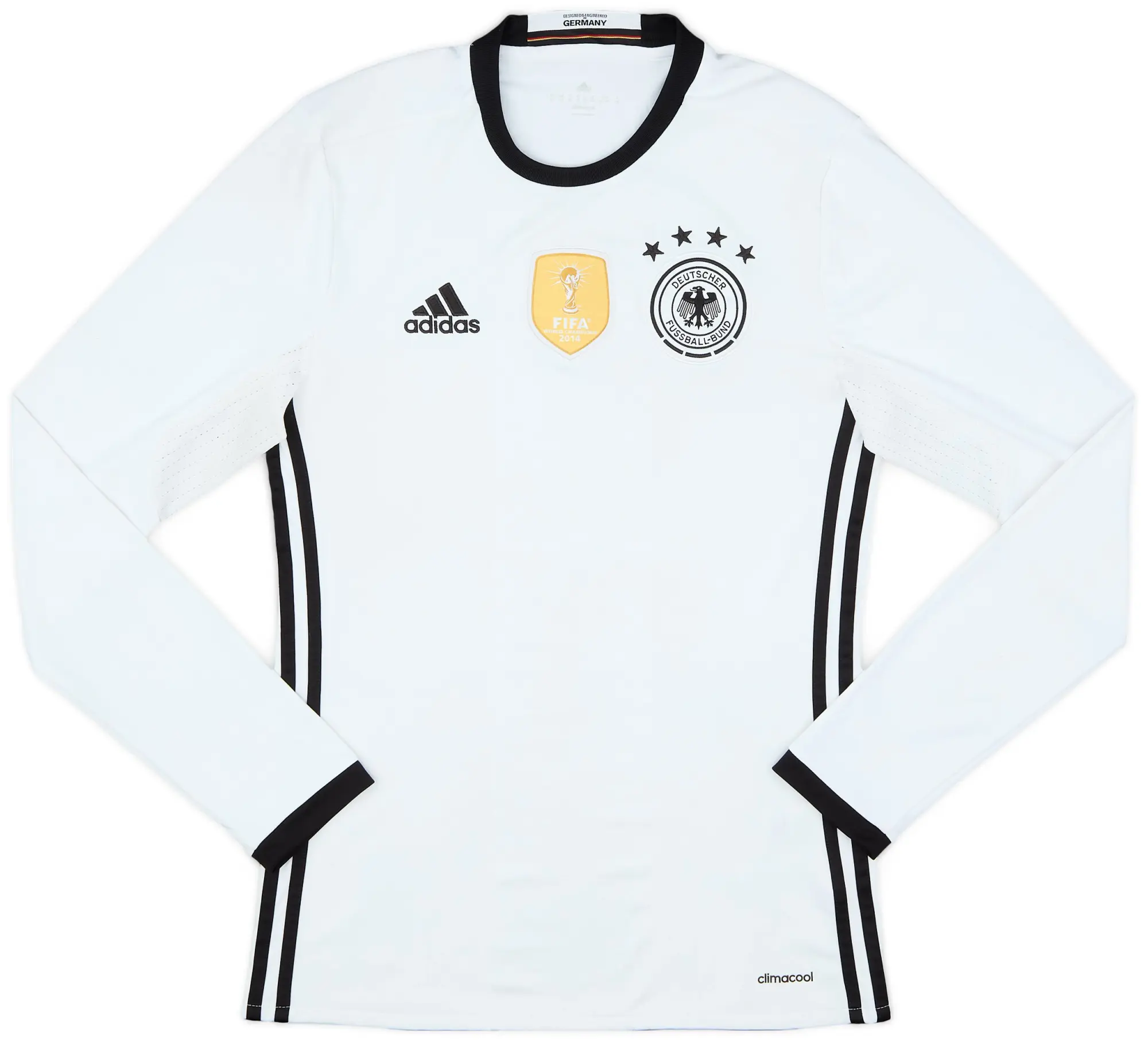 adidas 2015-16 Germany Home L/S Shirt - 7/10 - (XS)