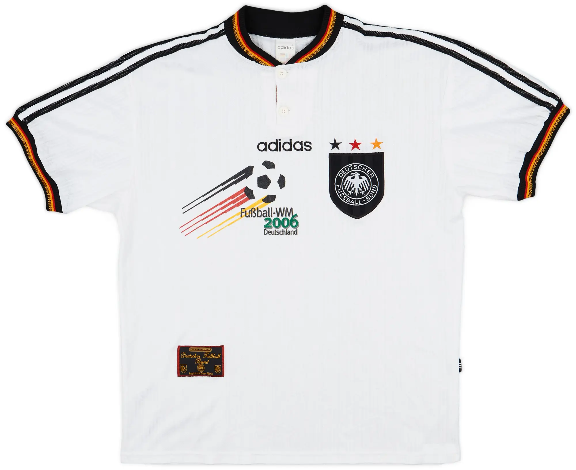 adidas 1996-98 Germany WM2006 Home Shirt - 9/10 - (L)