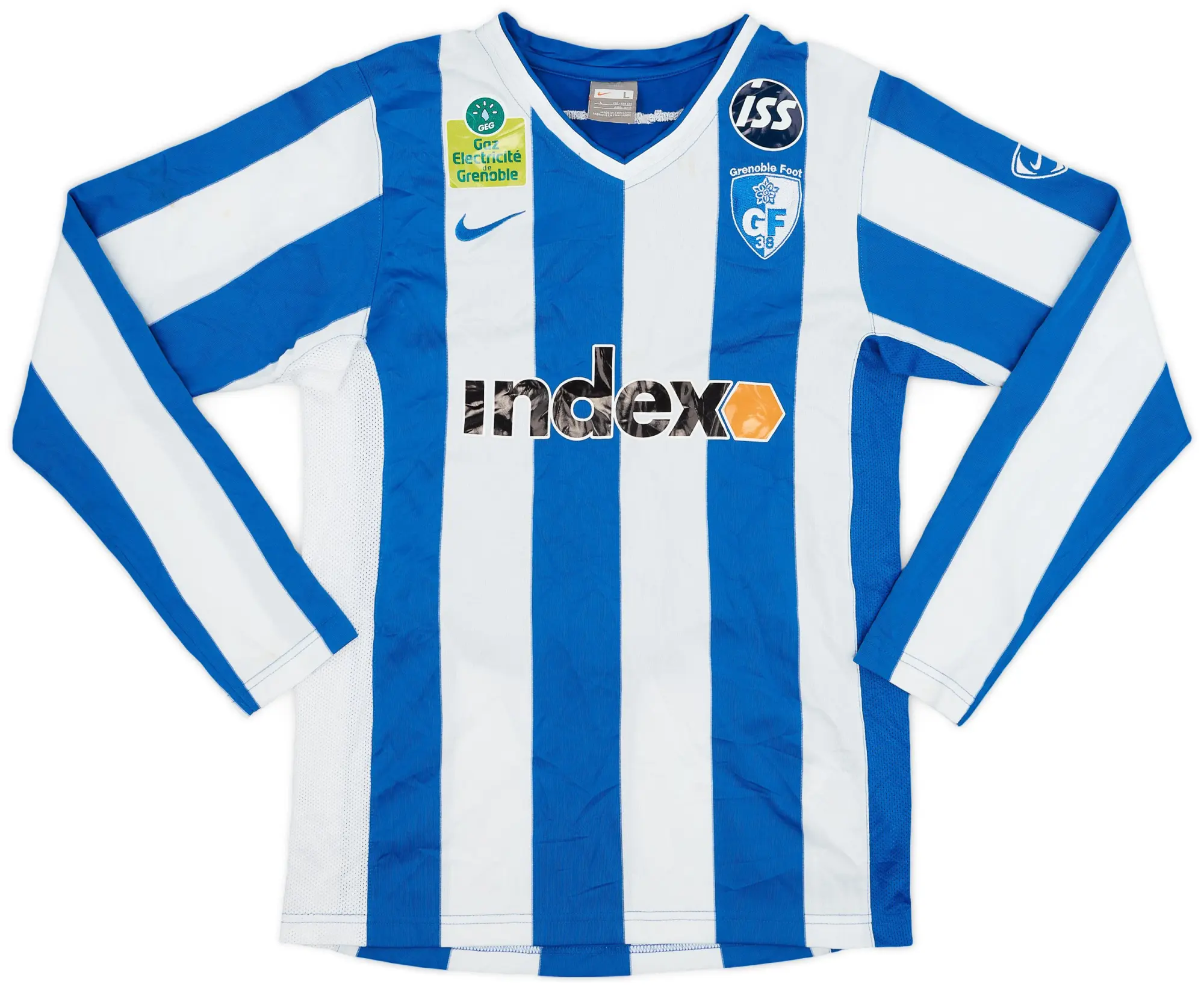 Nike 2008-09 Grenoble Foot Home L/S Shirt - 7/10 - (L.Boys)