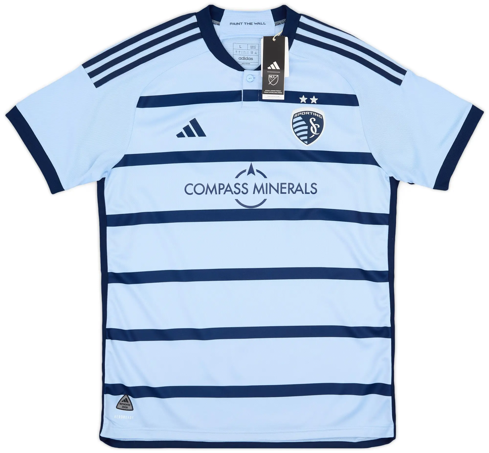 adidas 2023-24 Sporting Kansas City Authentic Home Shirt (L)