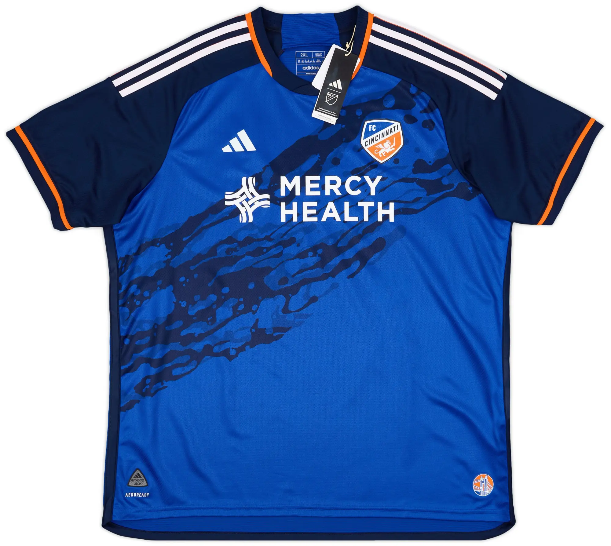 adidas 2023-24 FC Cincinnati Authentic Home Shirt (XXL)