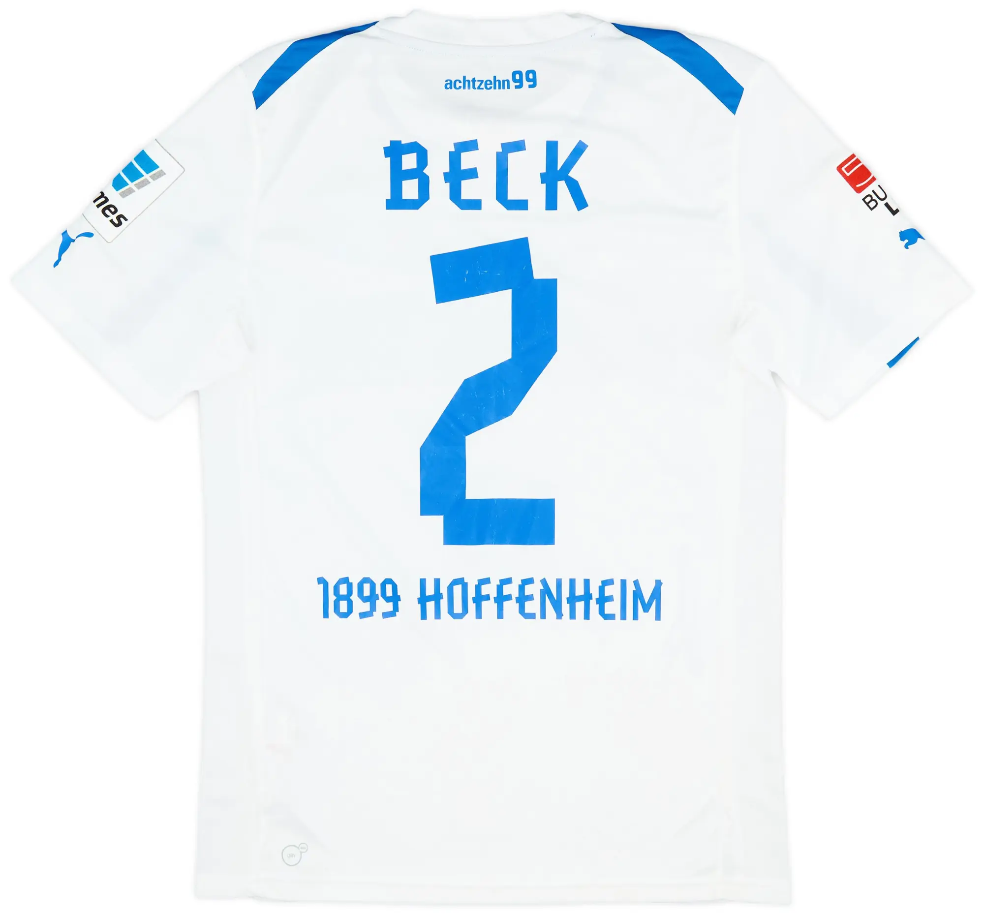 Puma 2012-13 TSG Hoffenheim Signed Third Shirt Beck #2 - 7/10 - (M)