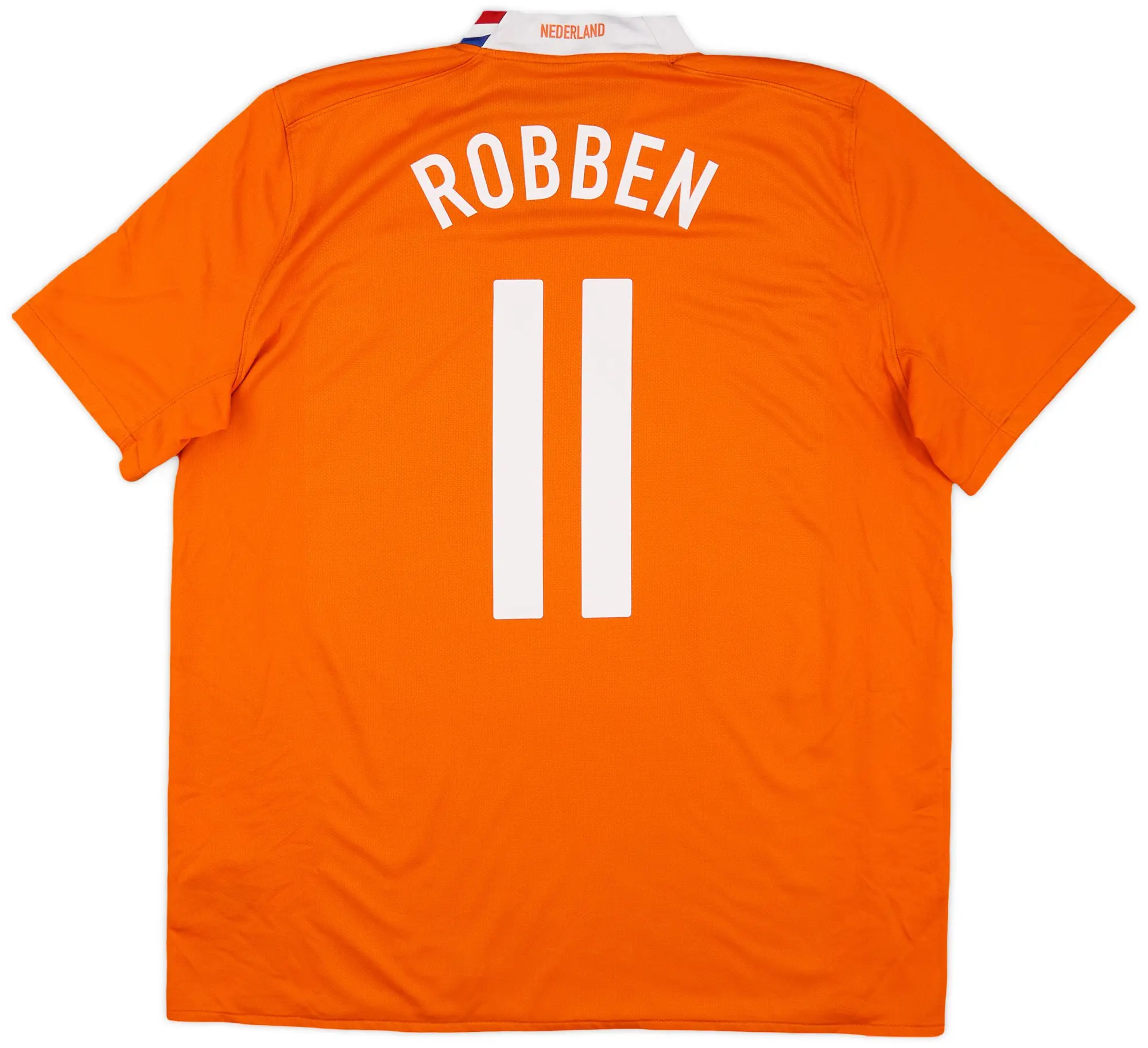 Nike 2008-10 Netherlands Home Shirt Robben #11 - 7/10 - (XL)