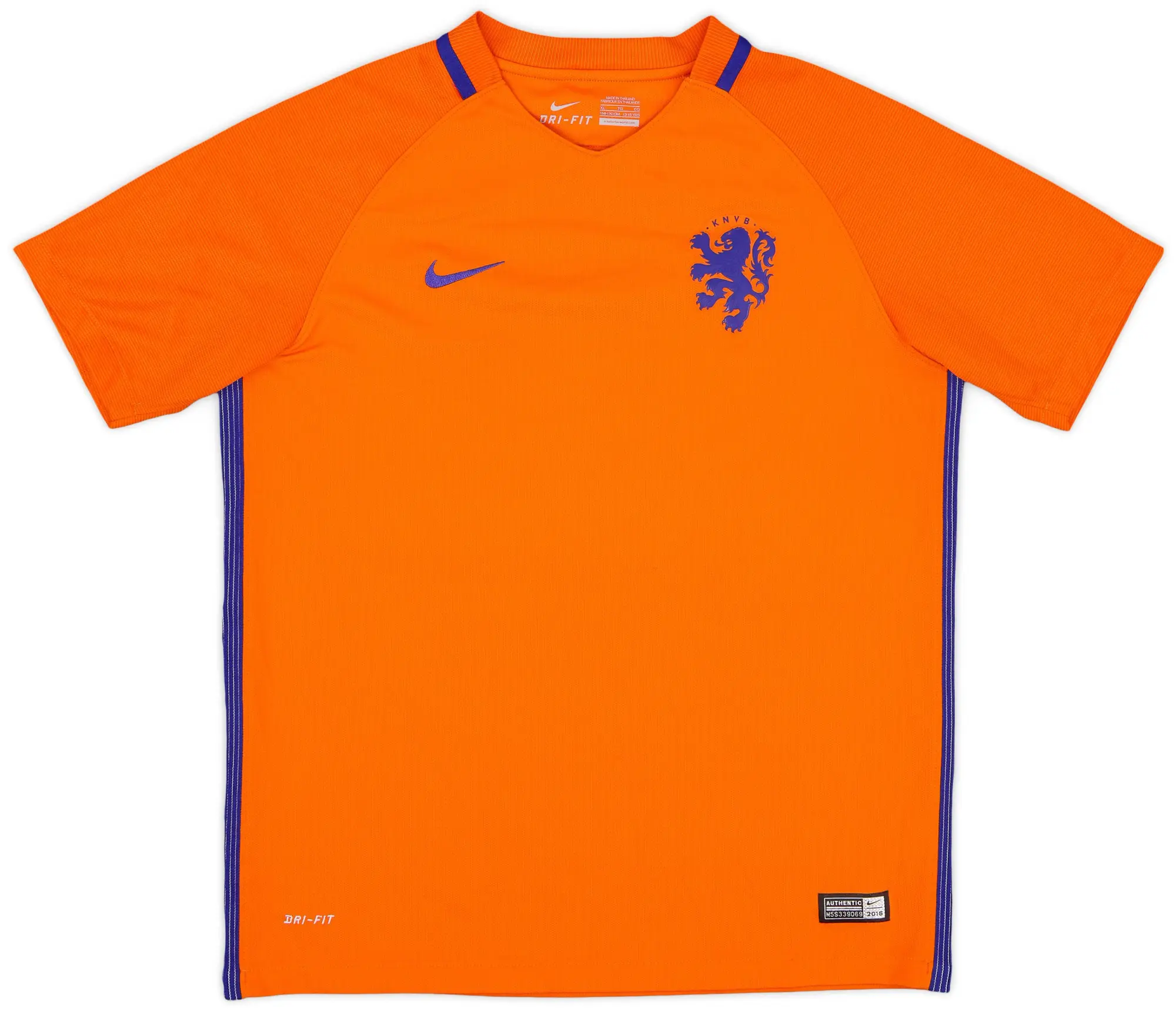 Nike 2016 Netherlands Home Shirt - 9/10 - (XL.Boys)