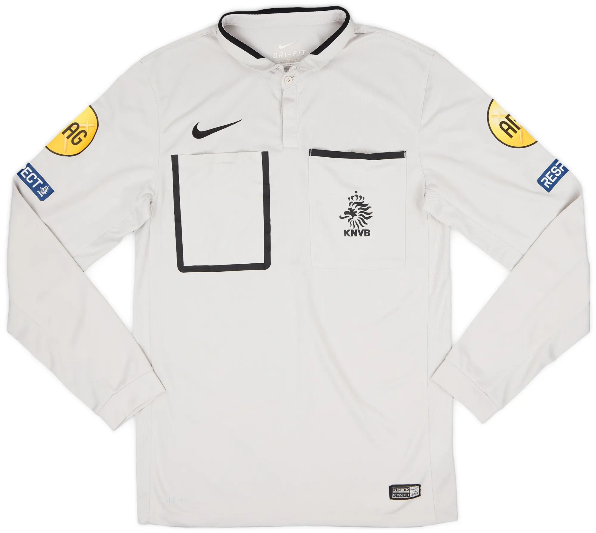 2014-15 Netherlands Nike Referee L/S Shirt - 8/10 - (S)