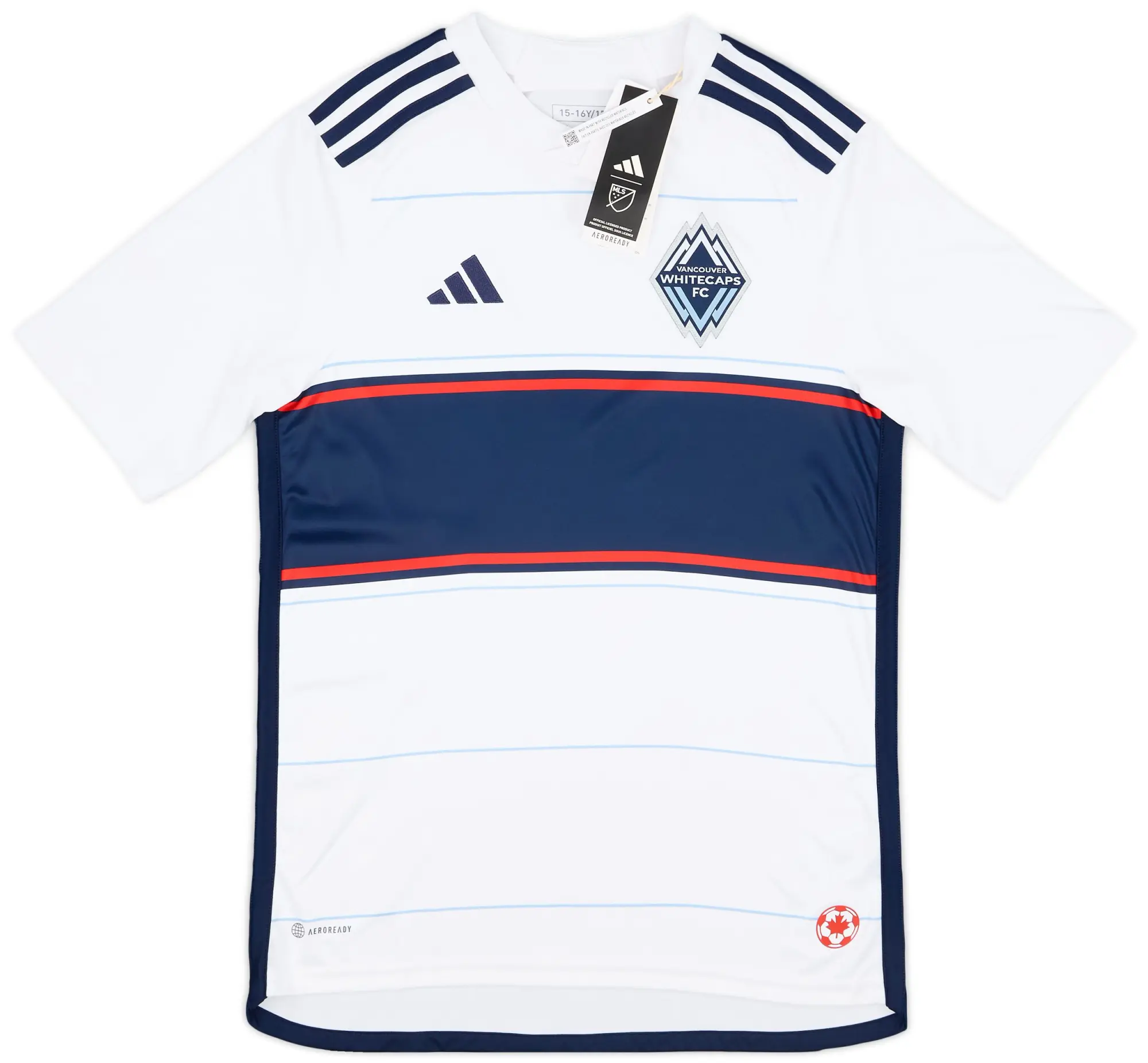 adidas 2023-24 Vancouver Whitecaps Home Shirt (XL.Kids)