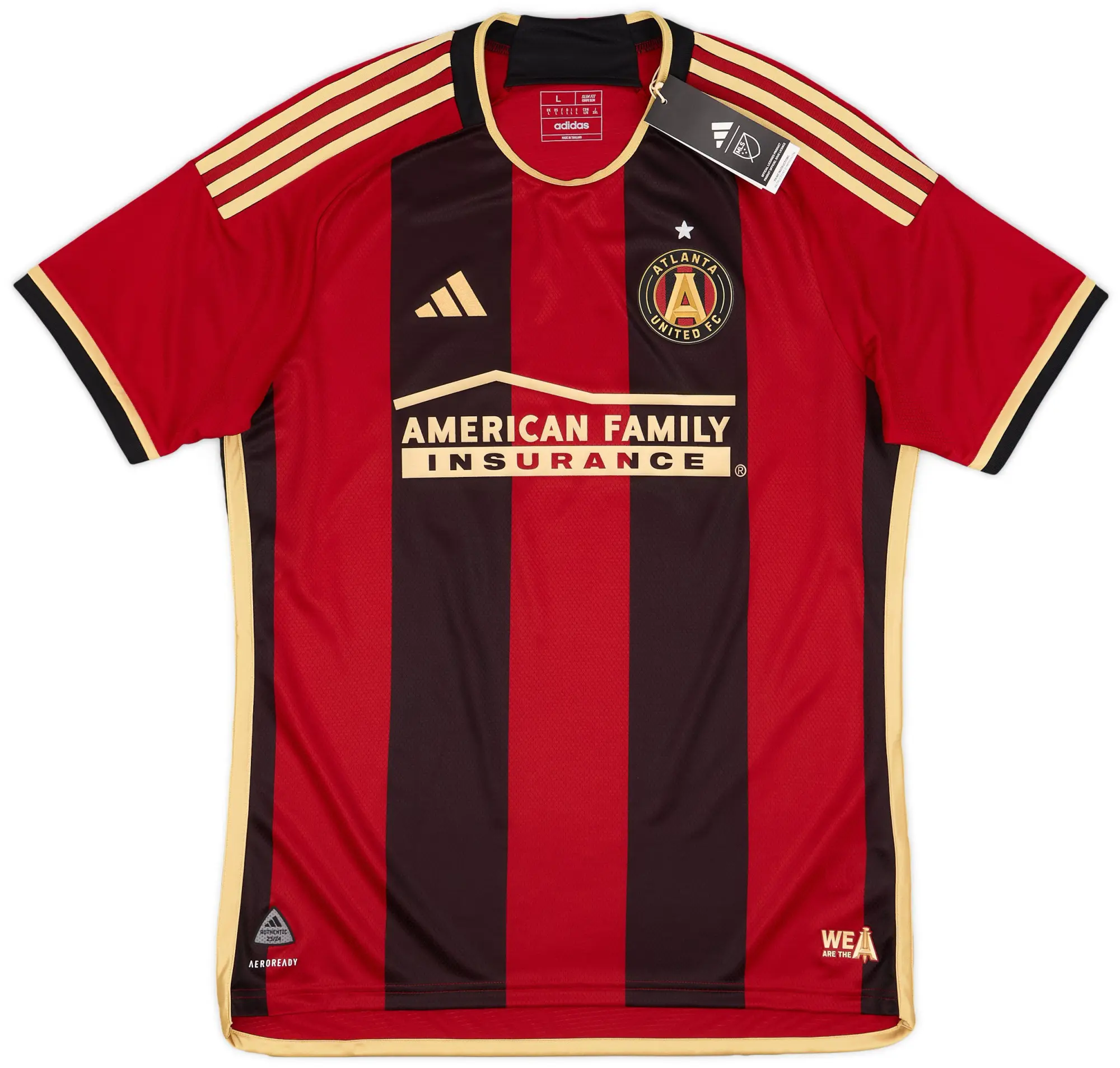 adidas 2023-24 Atlanta United Authentic Home Shirt (L)