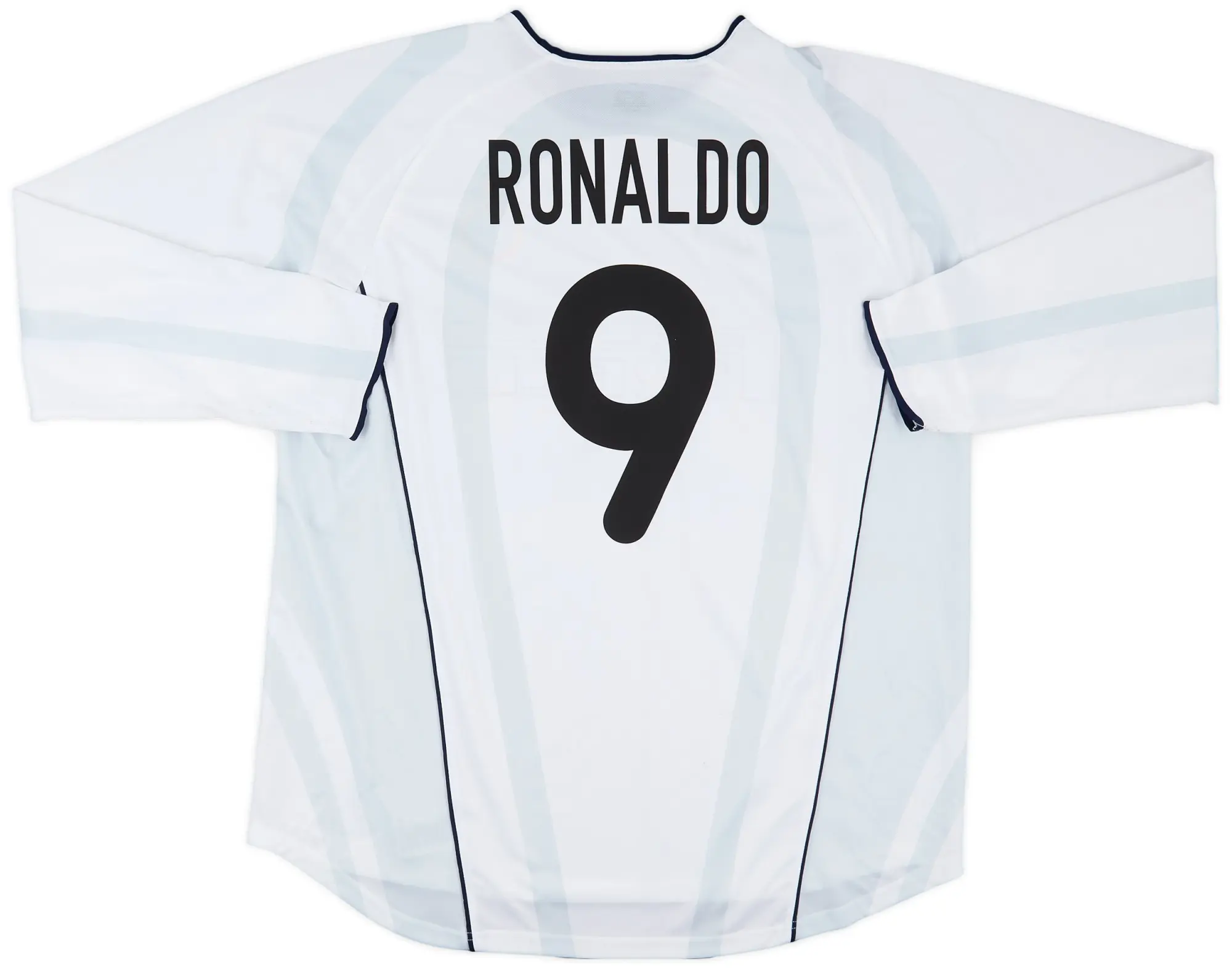 Nike 2001-02 Inter Milan Away L/S Shirt Ronaldo #9 - 6/10 - (XL)