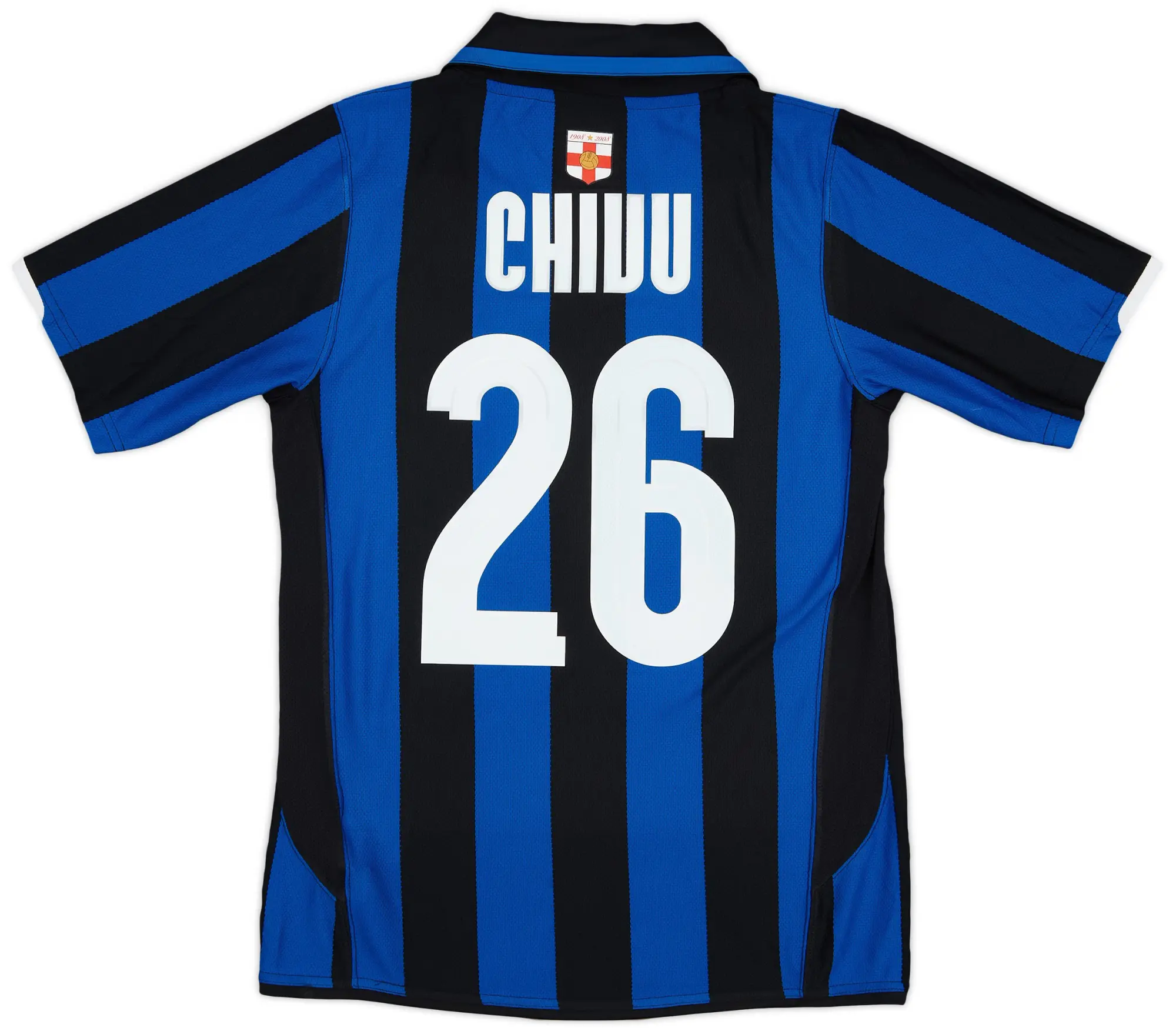 Nike 2007-08 Inter Milan Centenary Home Shirt Chivu #26 - 9/10 - (S)