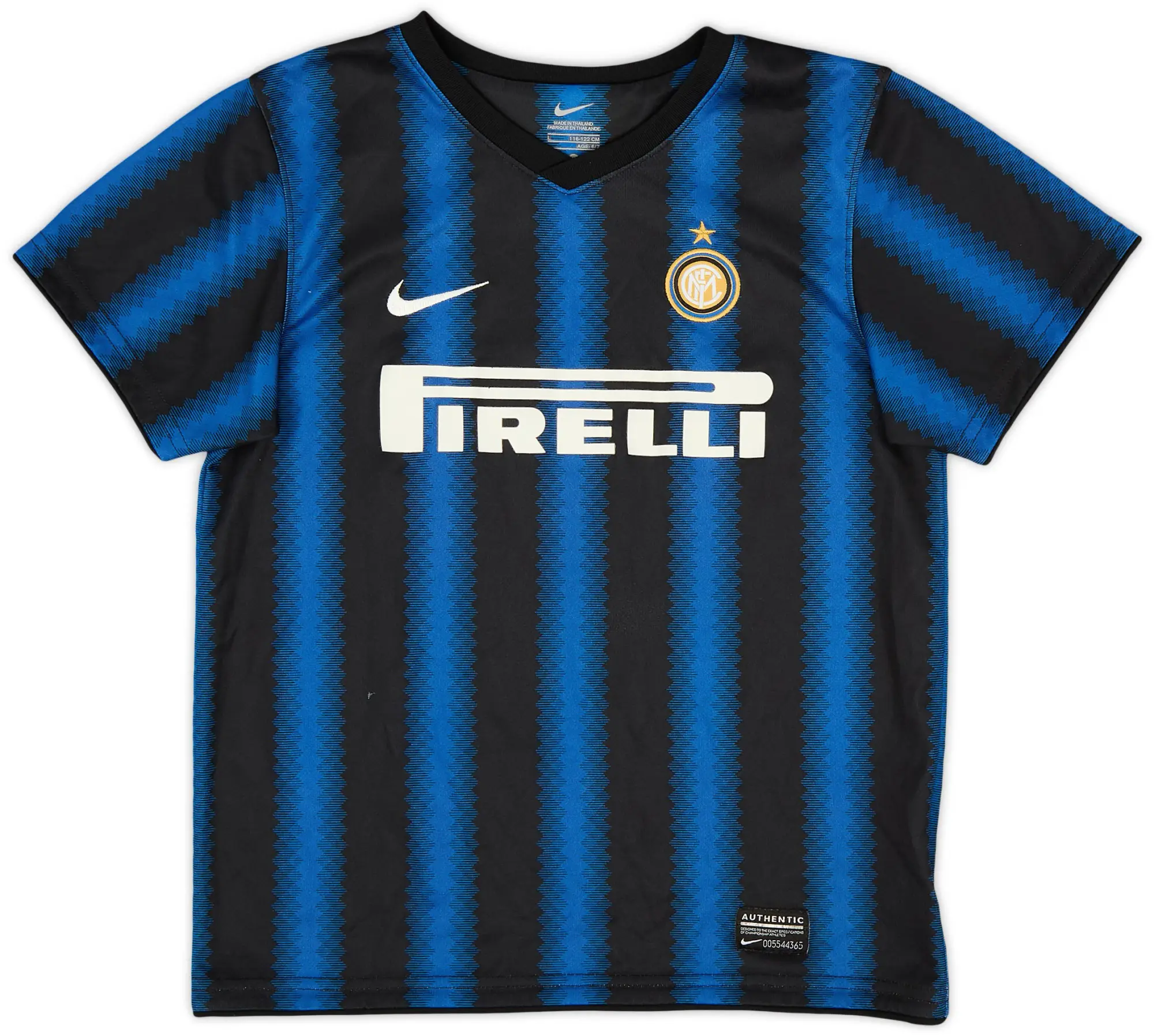 Nike 2010-11 Inter Milan Home Shirt - 7/10 - (6-7 Years)