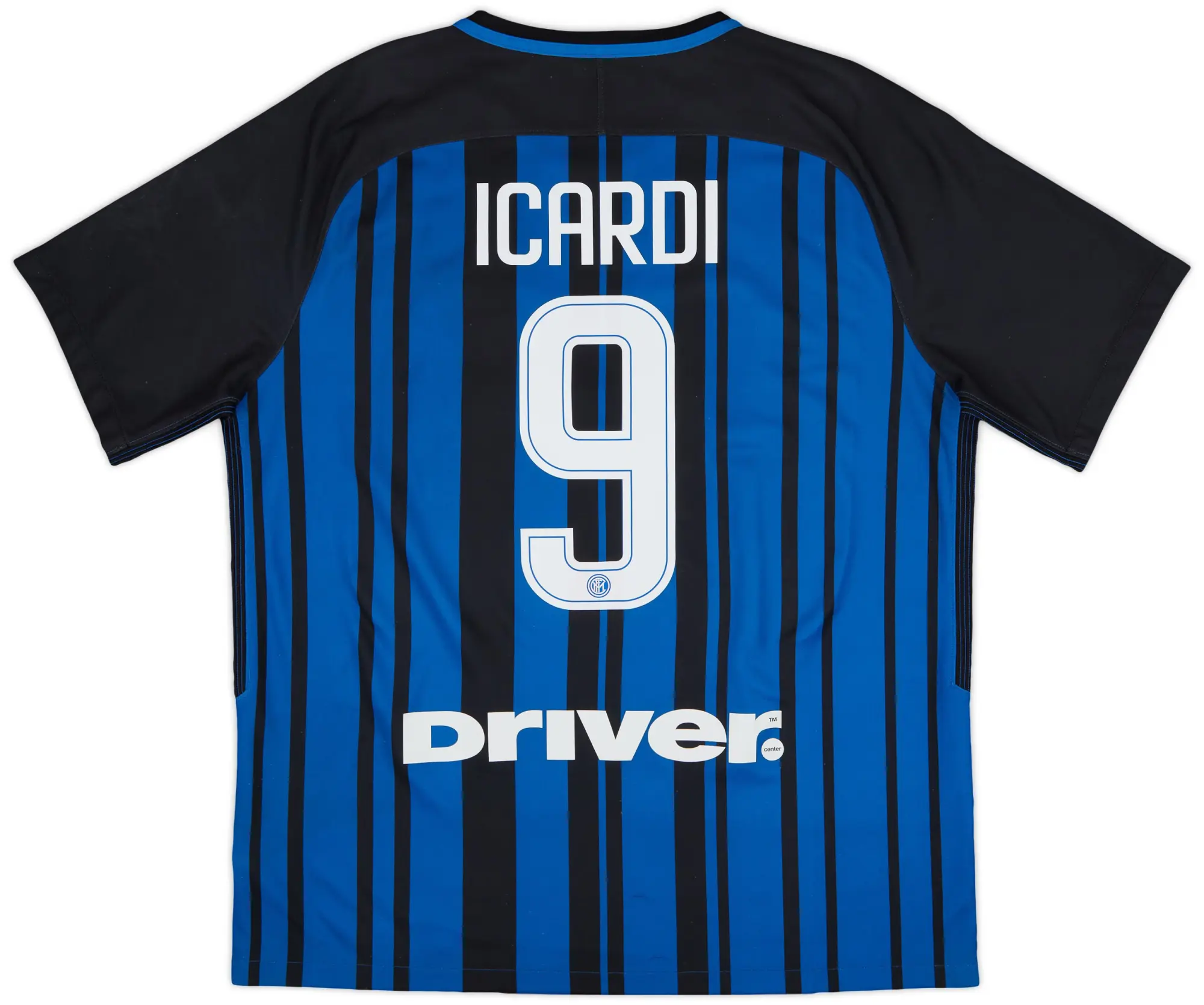 Nike 2017-18 Inter Milan Home Shirt Icardi #9 - 7/10 - (XL)