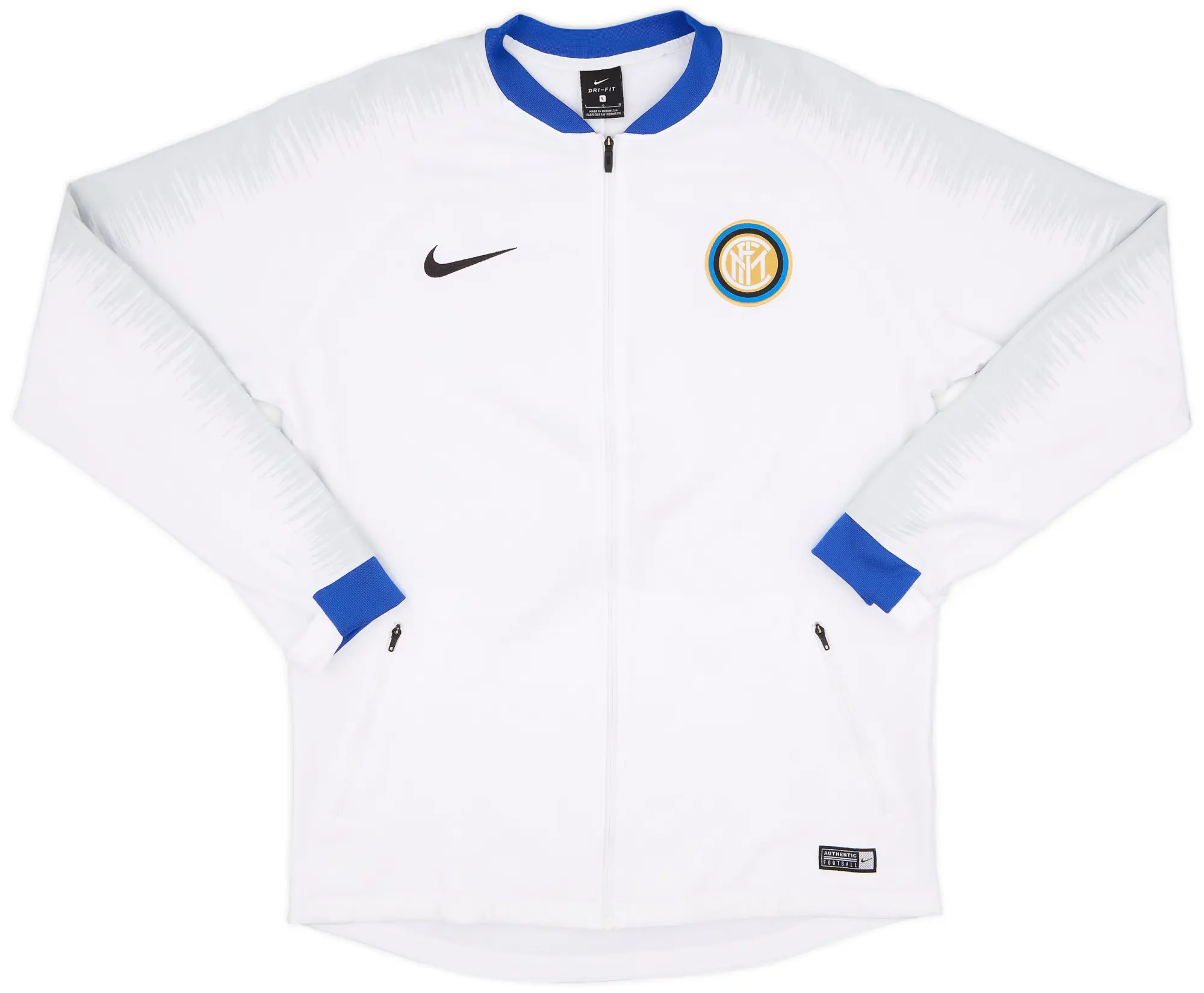 2018-19 Inter Milan Nike Track Jacket - 8/10 - (L)