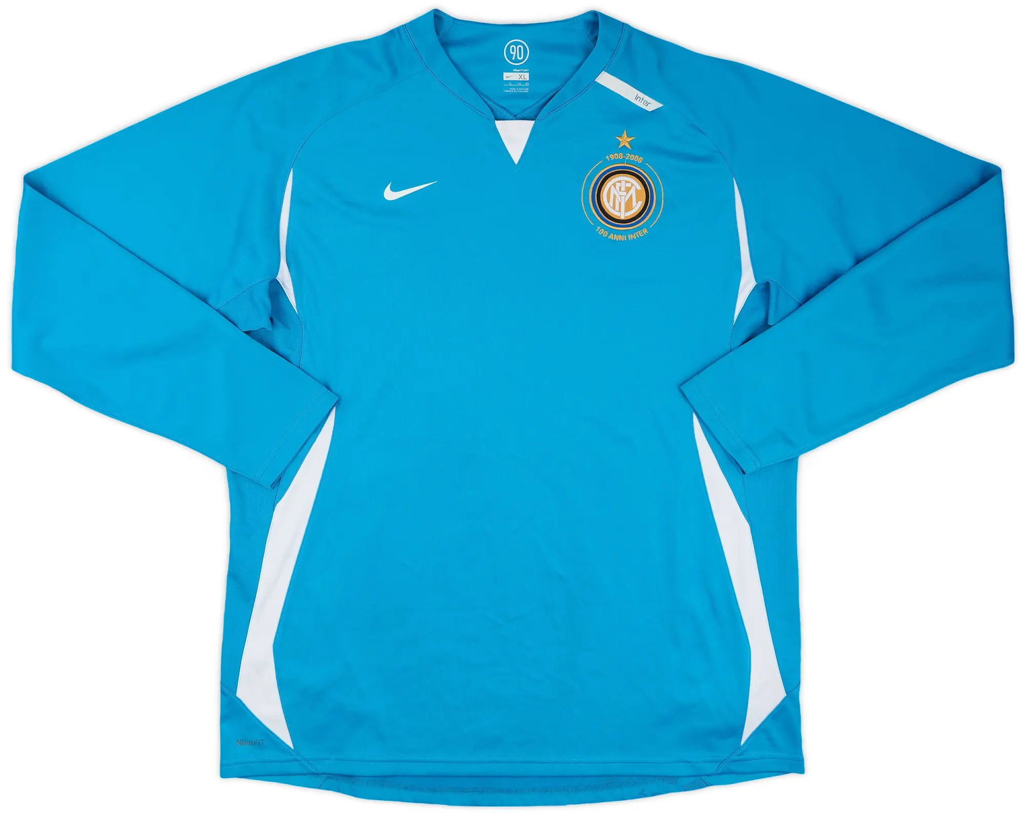 2007-08 Inter Milan Nike Training L/S Shirt - 7/10 - (XL)