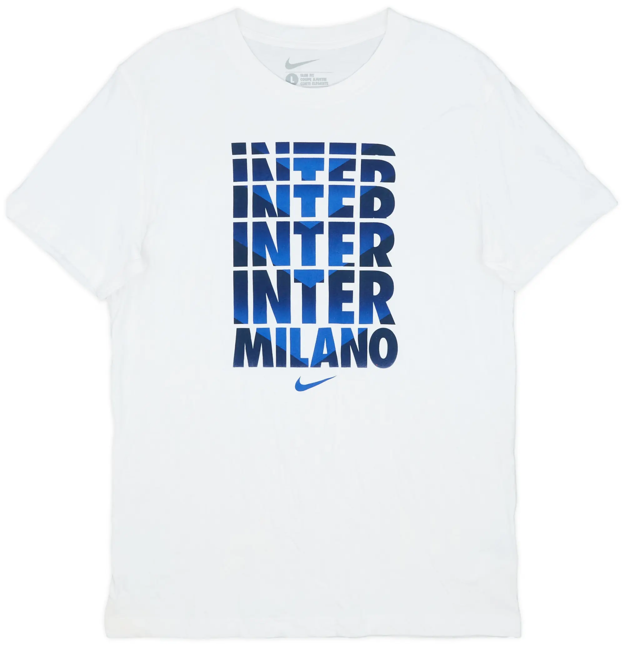 2014-15 Inter Milan Nike Graphic Tee - 9/10 - (L)