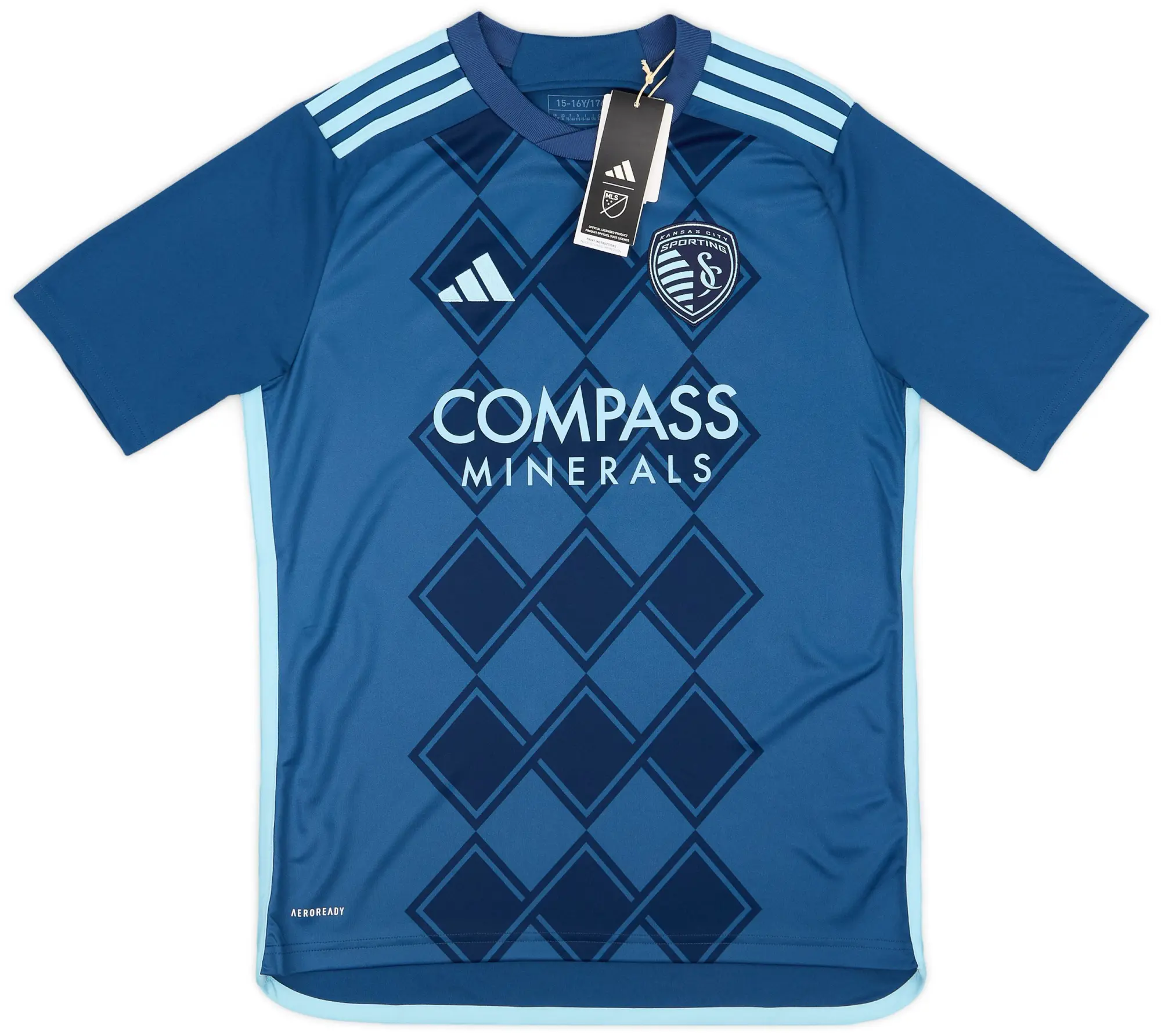 adidas 2024-25 Sporting Kansas City Away Shirt (XL.Kids)