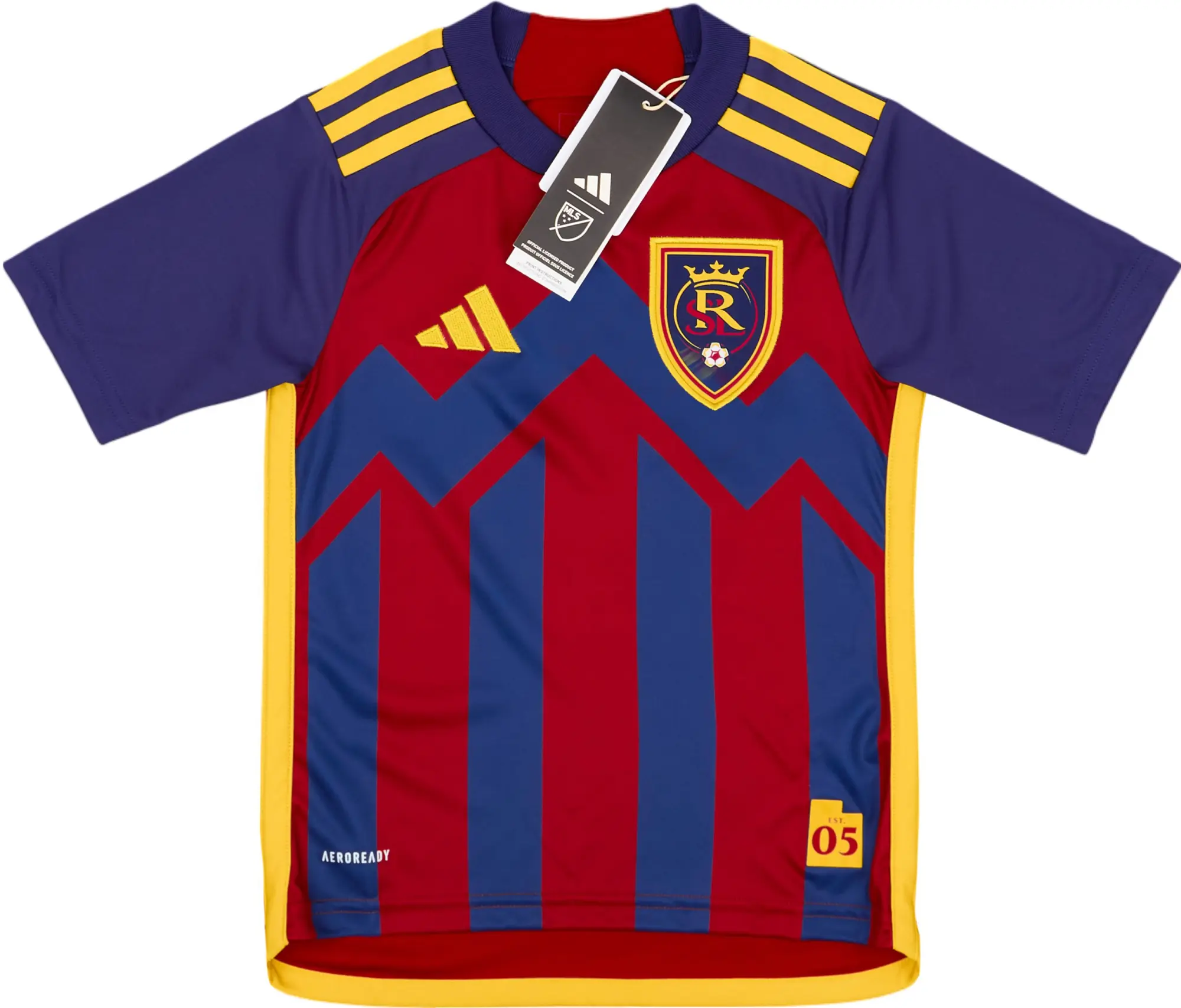 adidas 2024-25 Real Salt Lake Home Shirt (XS.Kids)