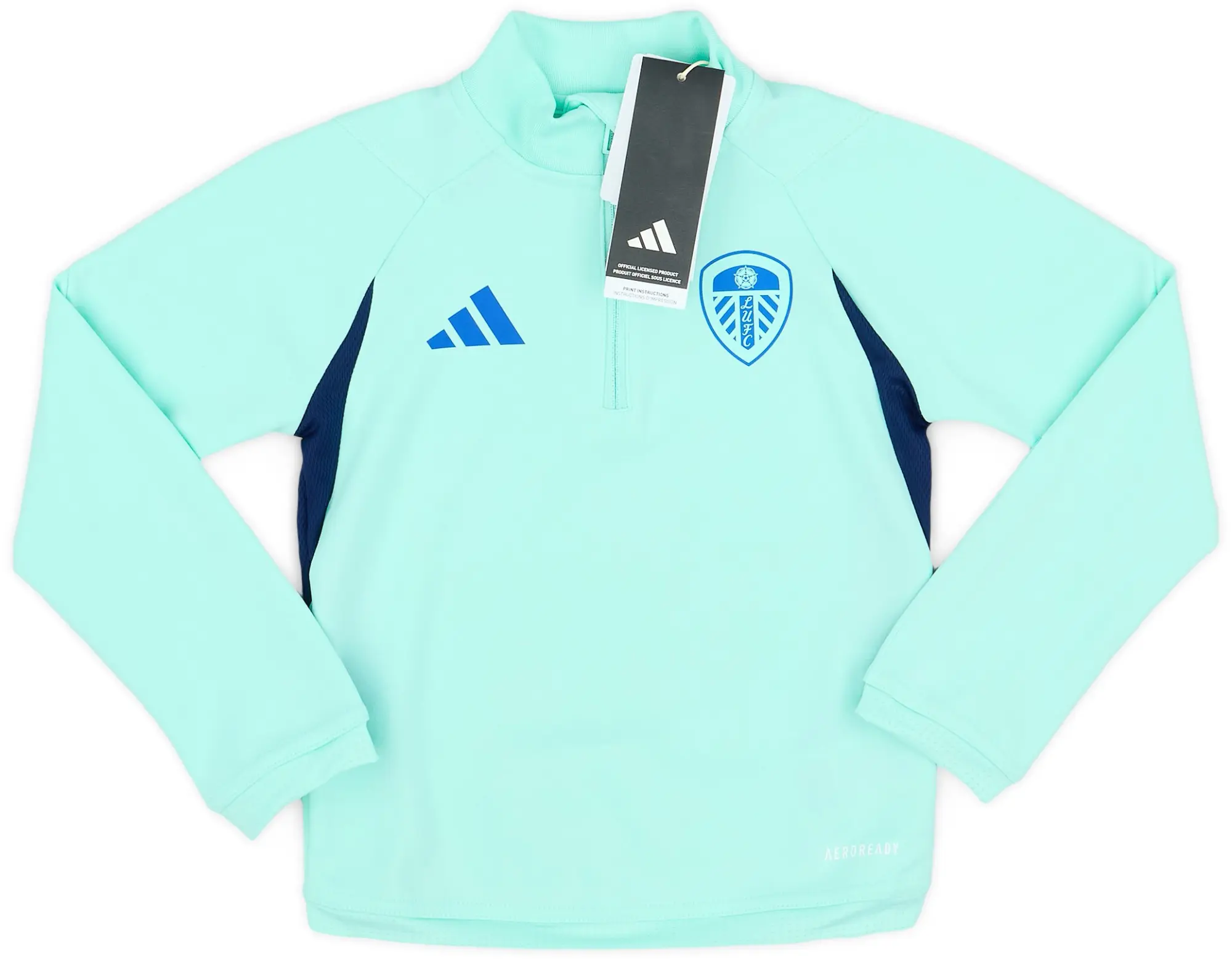 2023-24 Leeds United adidas 1/4 Zip Training Top (5-6 Years)