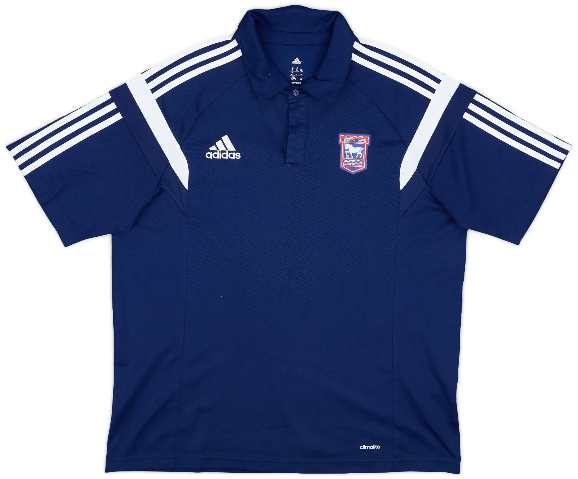 2014-14 Ipswich adidas Polo Shirt - 9/10 - (XL)
