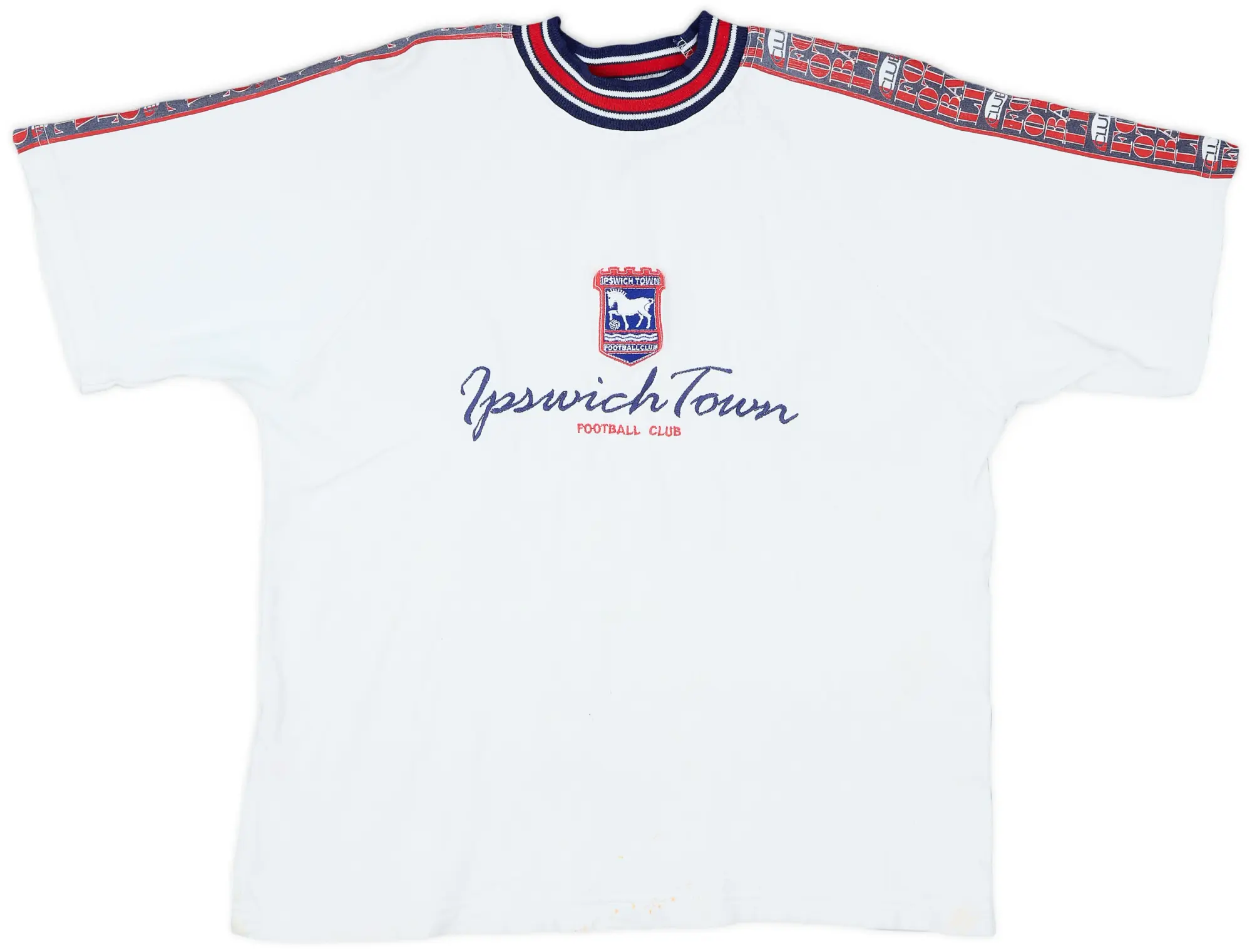 T-Shirts 1990s Ipswich Punch Cotton Tee - 6/10 - (L.Boys)