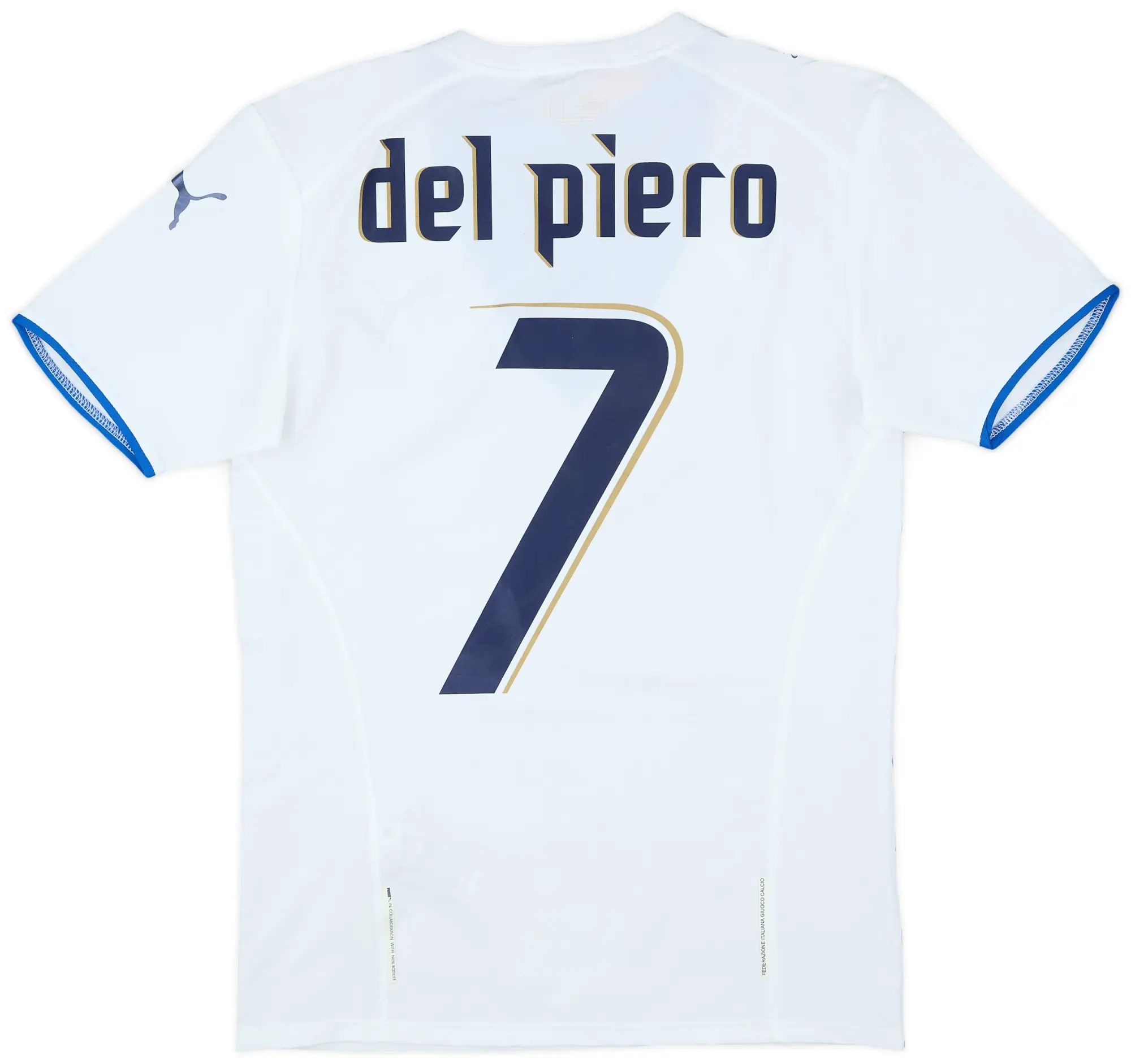 Puma 2006 Italy Away Shirt Del Piero #7 (XS)