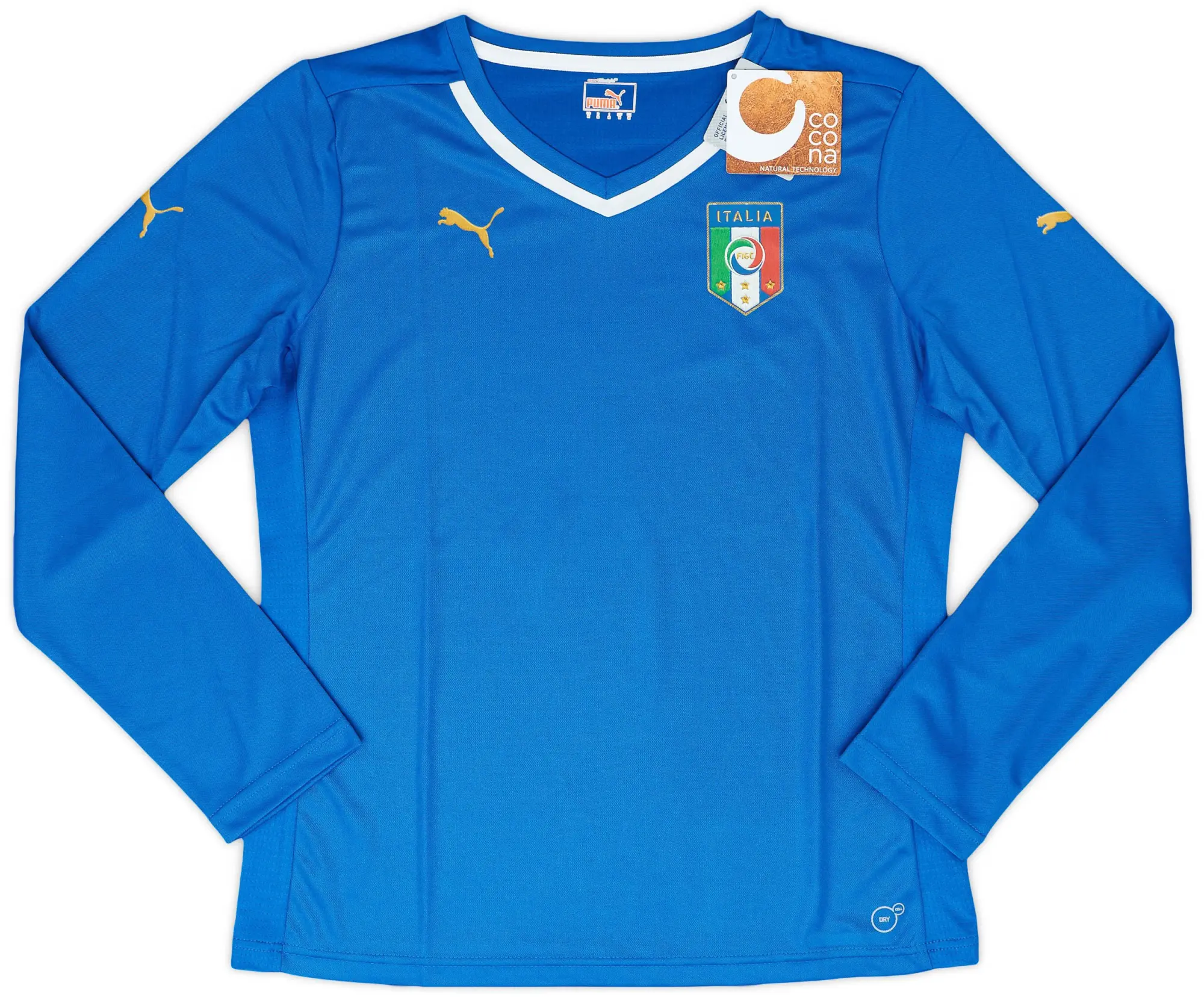 Puma 2013-14 Italy Women's Home L/S Shirt (Women's M)