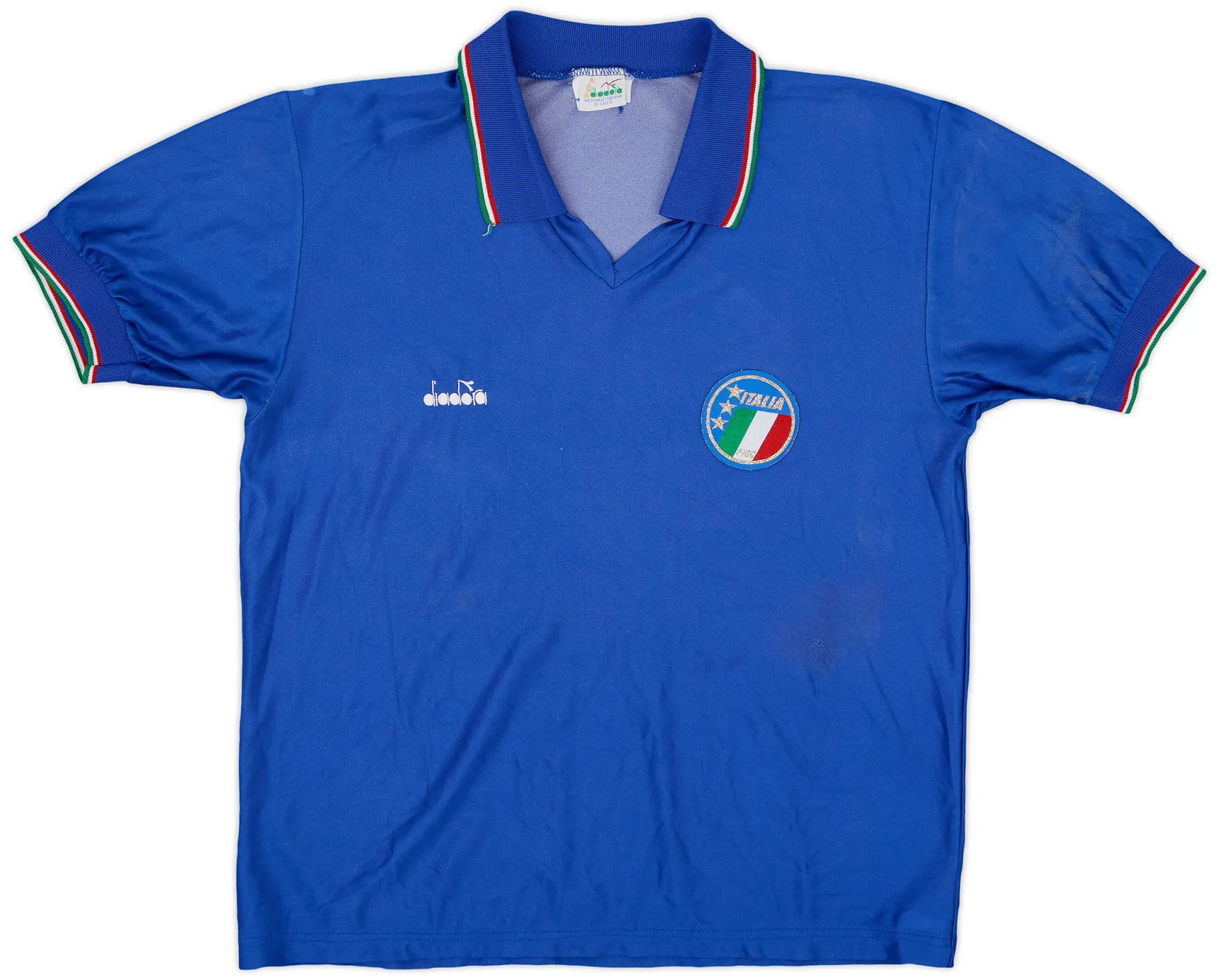 Diadora 1986-88 Italy Home Shirt - 6/10 - (M)