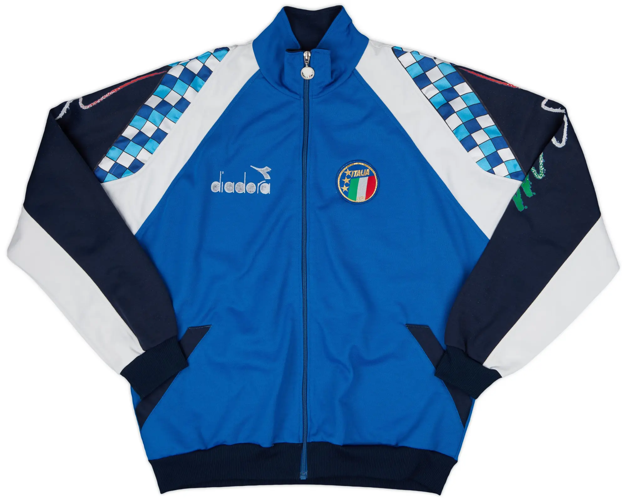 1990 Italy Diadora Track Jacket - 7/10 - (XXL)