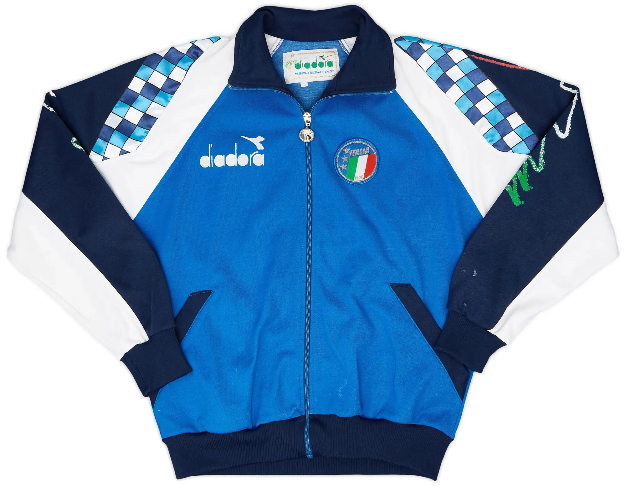 1990 Italy Diadora Track Jacket - 6/10 - (L)