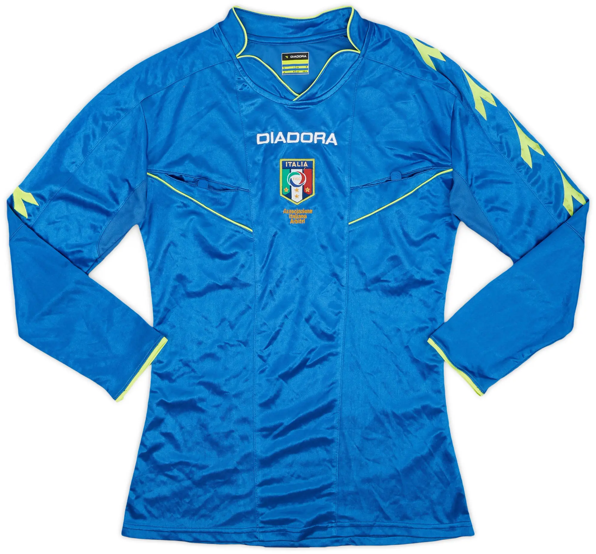 2013-14 Italy Diadora Referee L/S Shirt - 6/10 - (M)