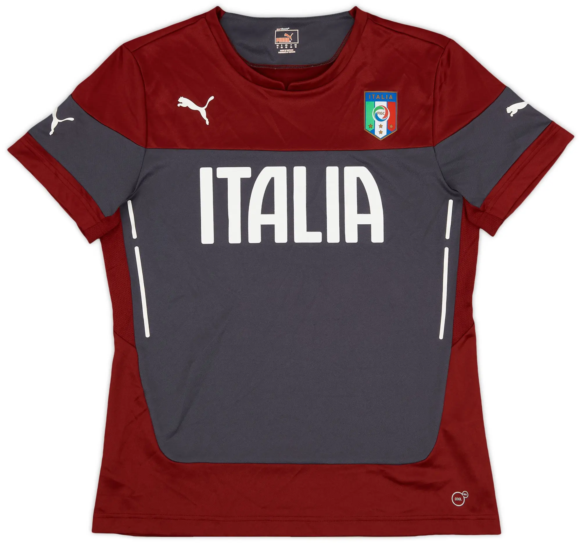 2014-15 Italy Puma Training Shirt - 8/10 - (Women's M)