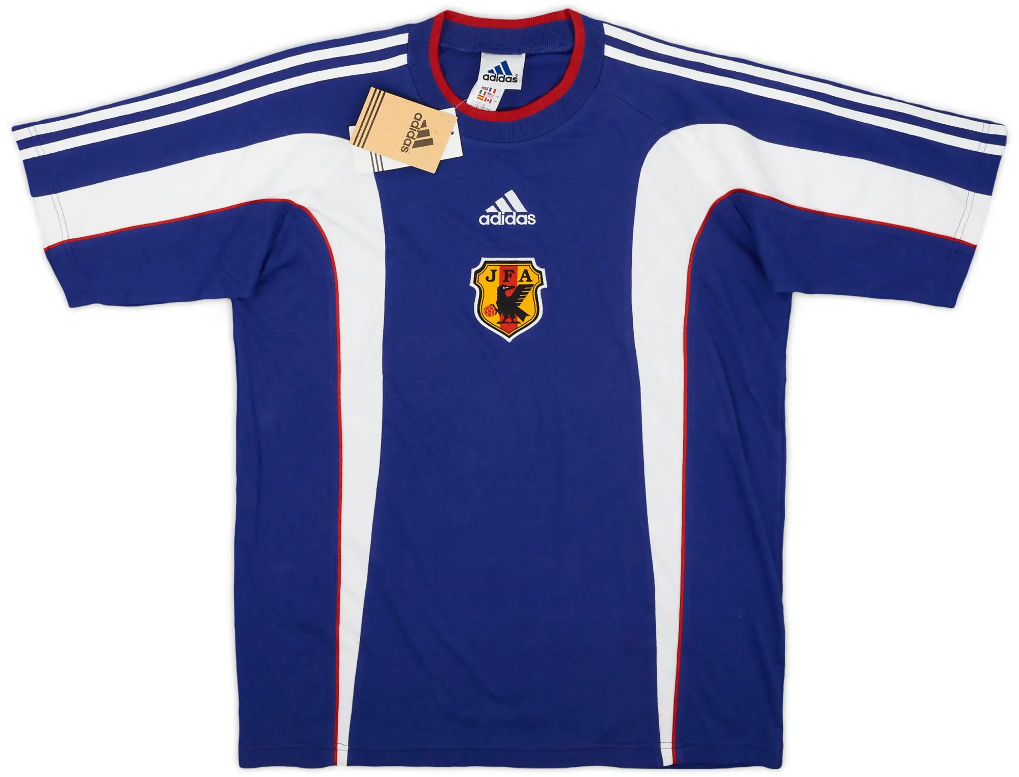 日本代表　99 ホームユニフォーム　equipment adidas 1999-00 Japan adidas Track Jacket - 8/10 - (L)