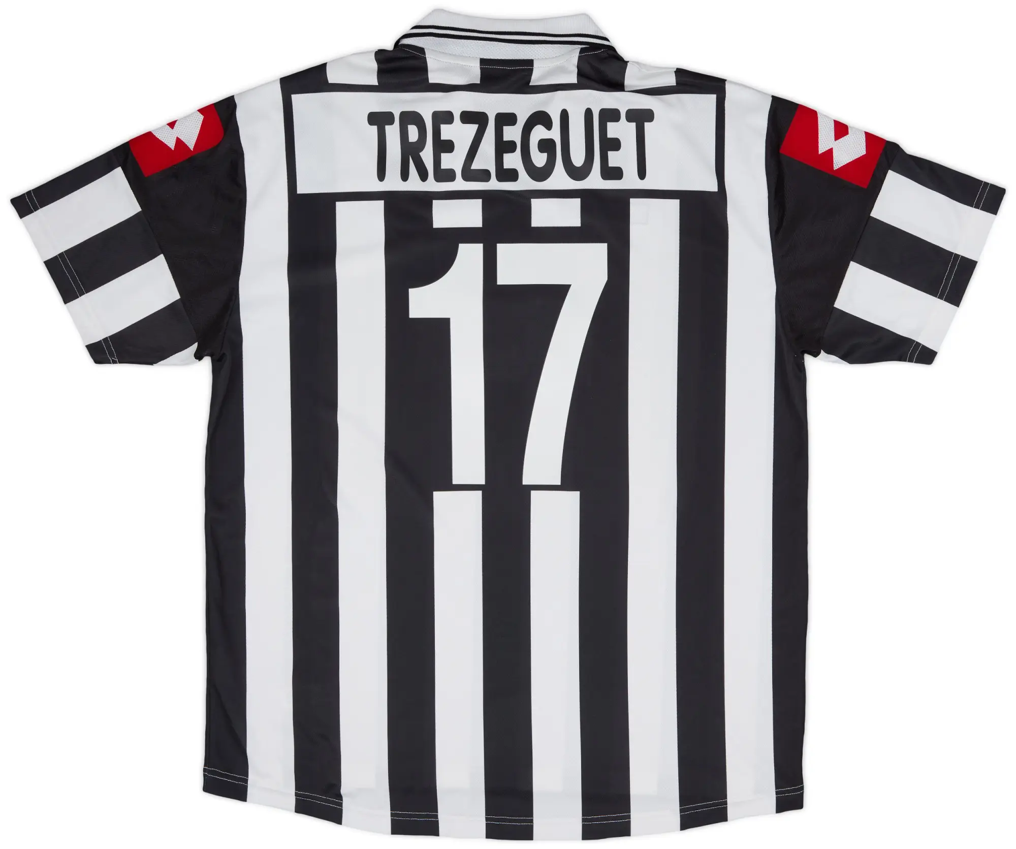 Lotto 2001-02 Juventus CL Home Shirt Trezeguet #17 - 9/10 - (XXL)