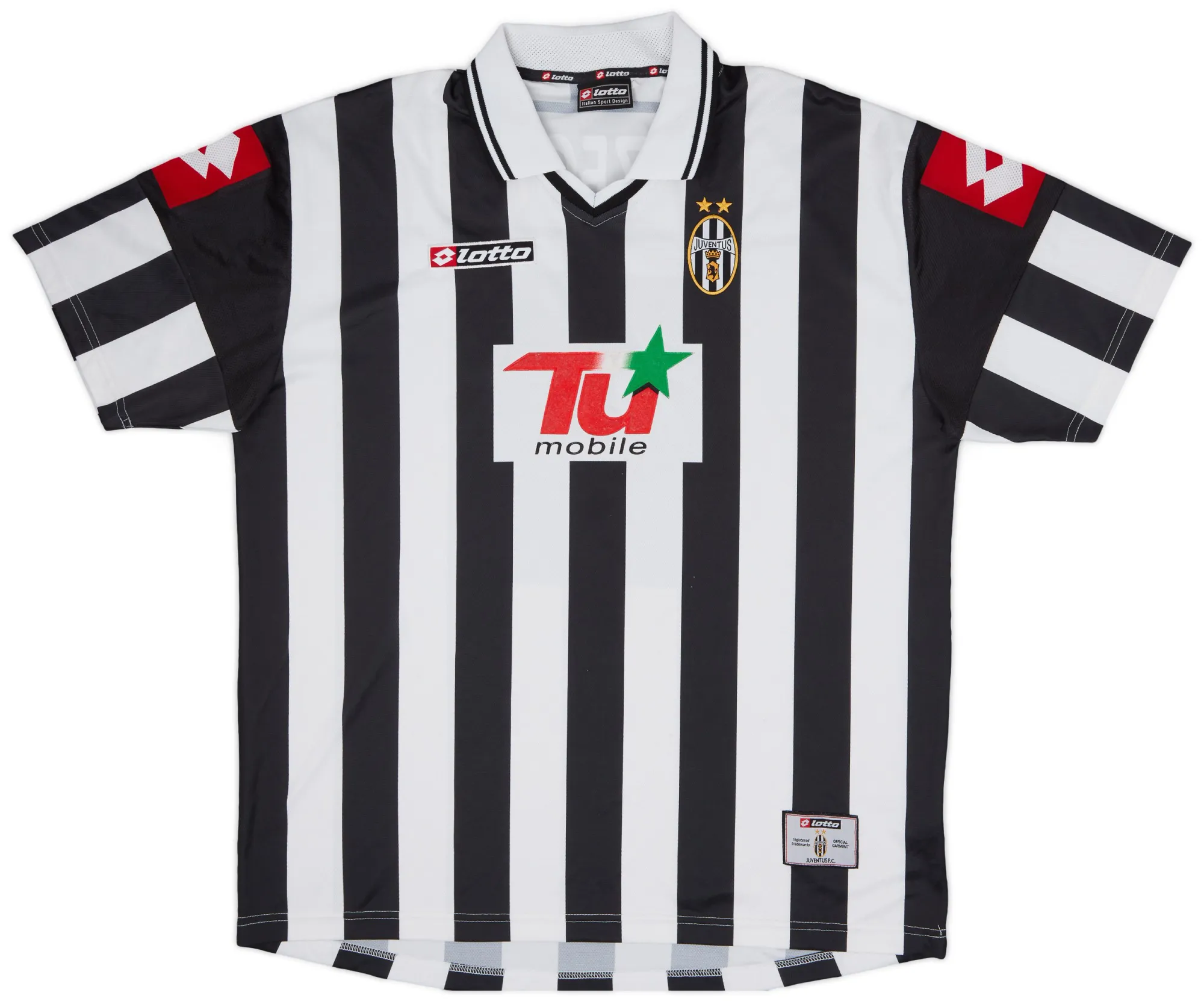 Lotto Juventus Mens SS Home Shirt 2001/02 | JUVE01855848used