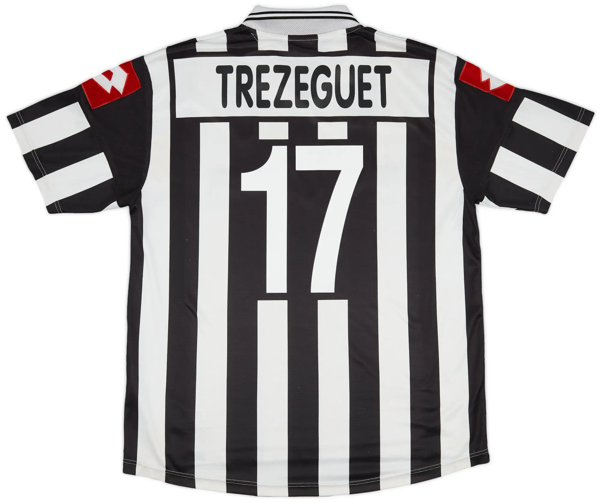 Lotto 2001-02 Juventus Home Shirt Trezeguet #17 - 5/10 - (XL)