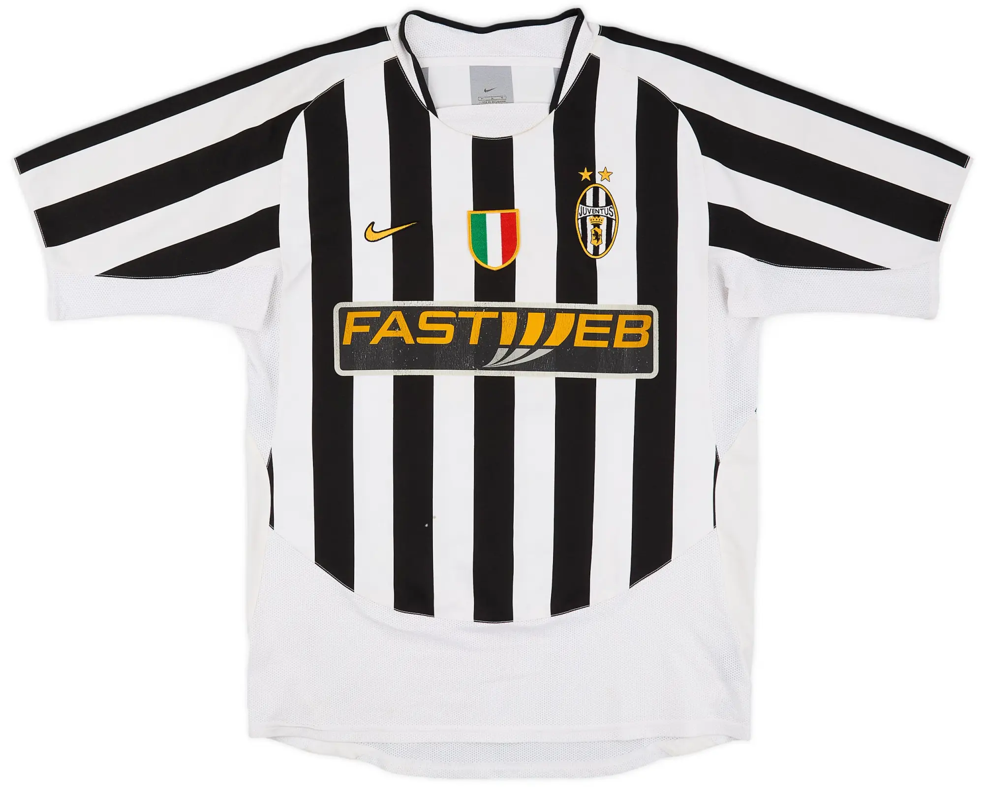 Nike 2003-04 Juventus Home Shirt Nedved #11 - 5/10 - (L.Boys)
