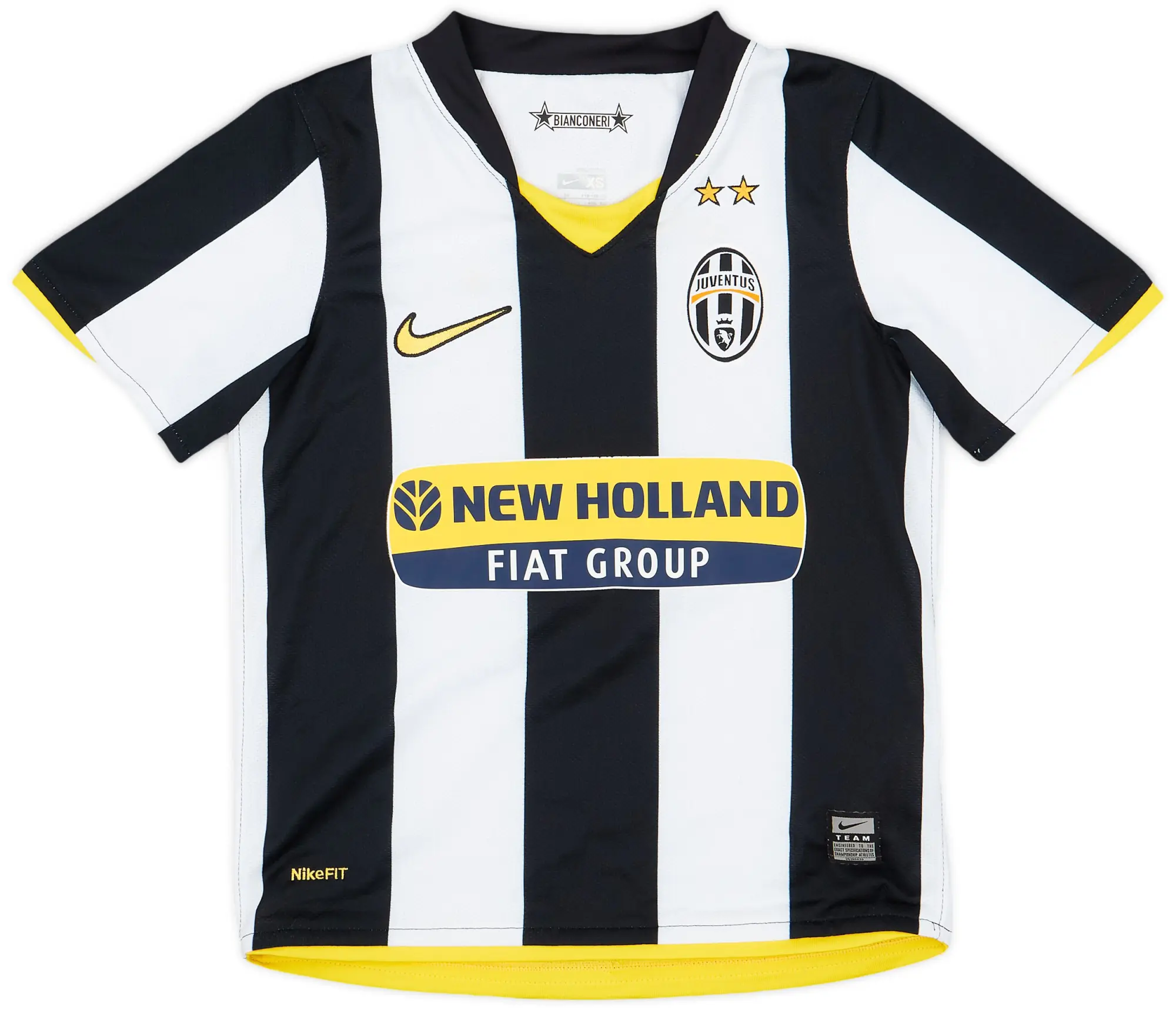 Nike 2008-09 Juventus Home Shirt - 8/10 - (6-8 Years)