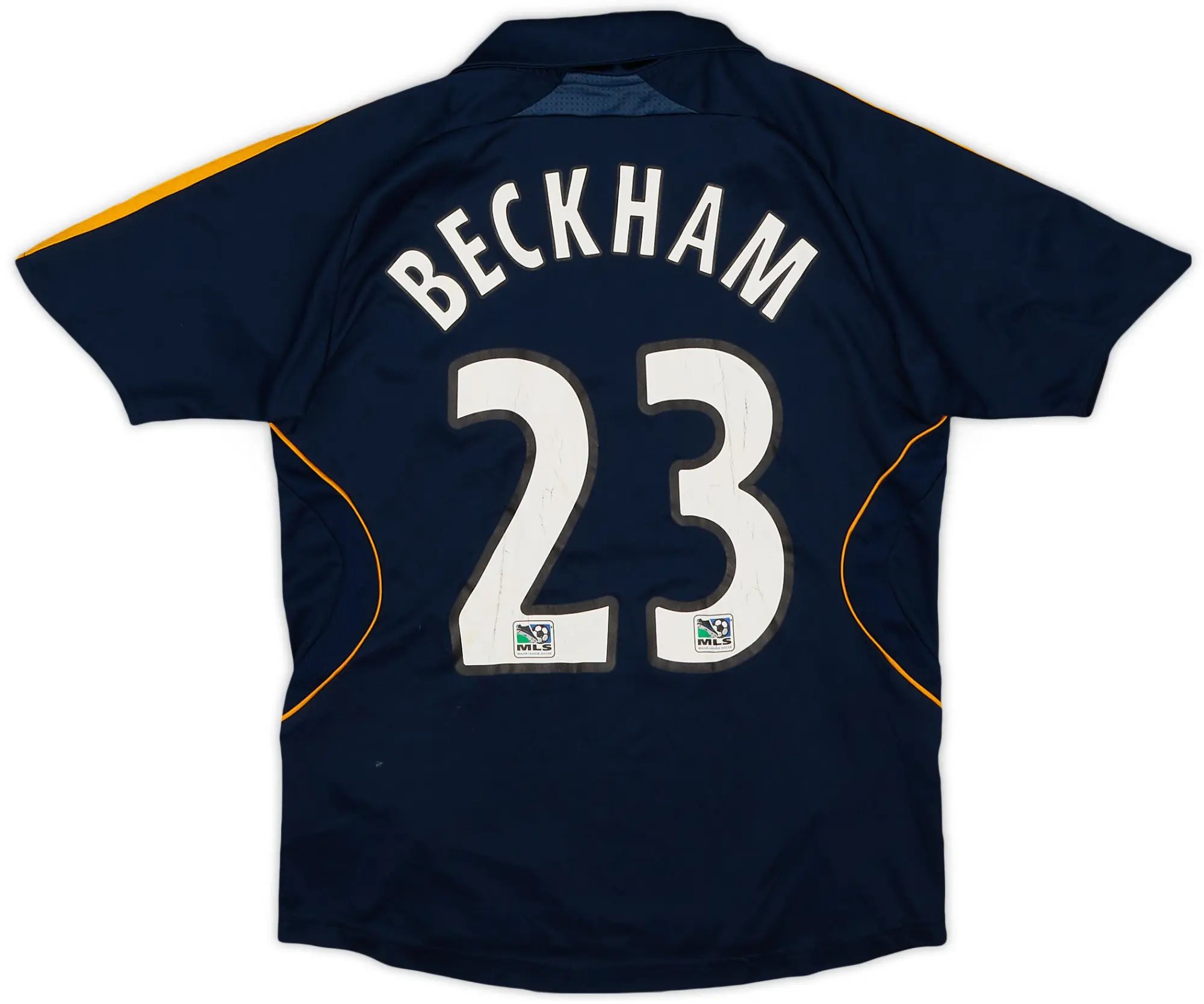 adidas 2007-08 LA Galaxy Away Shirt Beckham #23 - 6/10 - (S.Boys)