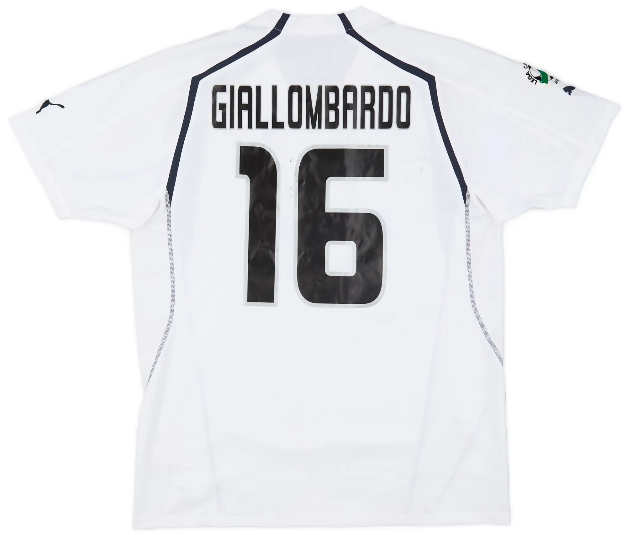 Puma 2005-06 Lazio Match Issue Away Shirt Giallombardo #16
