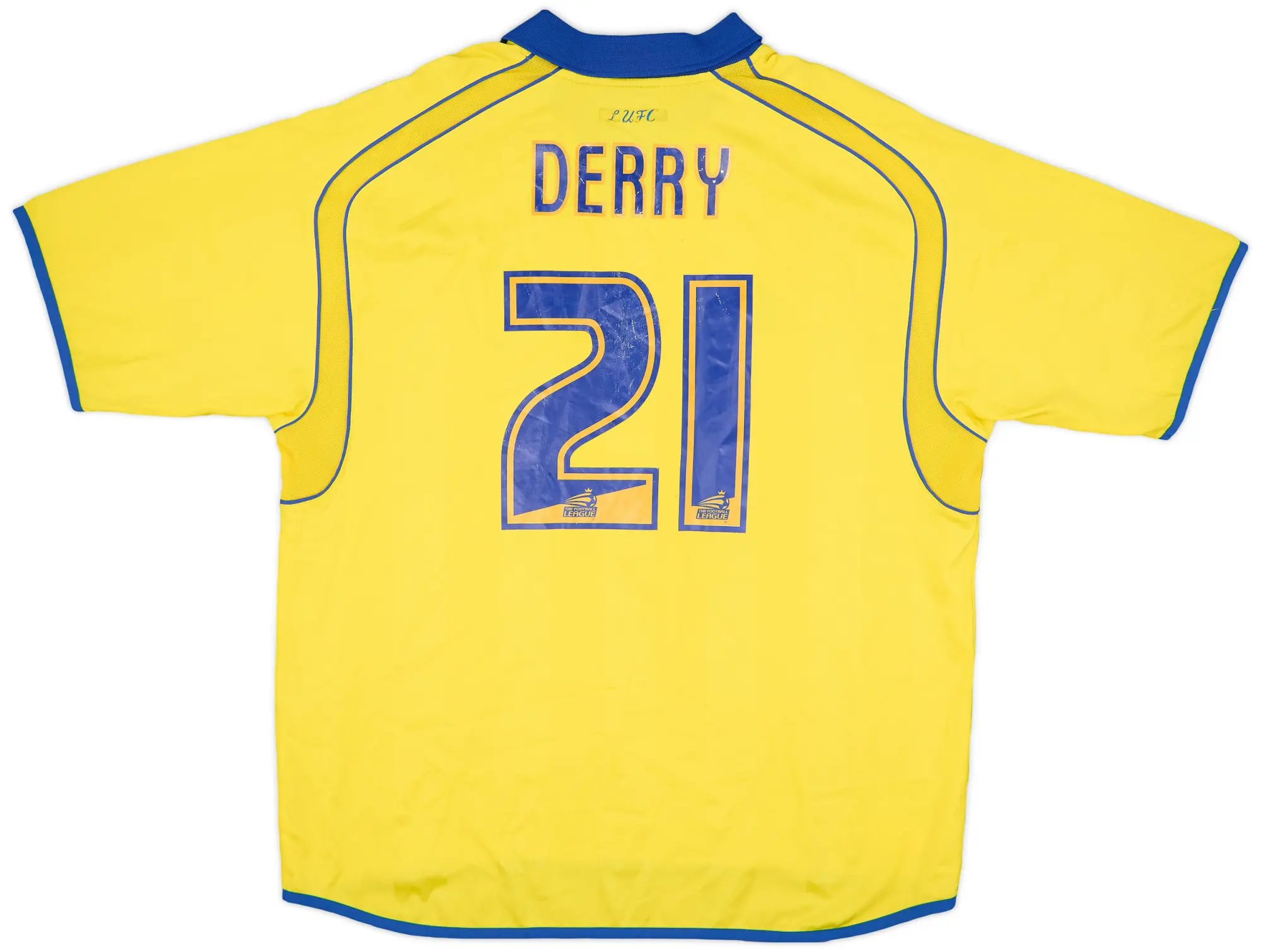 Admiral 2006-07 Leeds United Away Shirt Derry #21 - 7/10 - (XL)