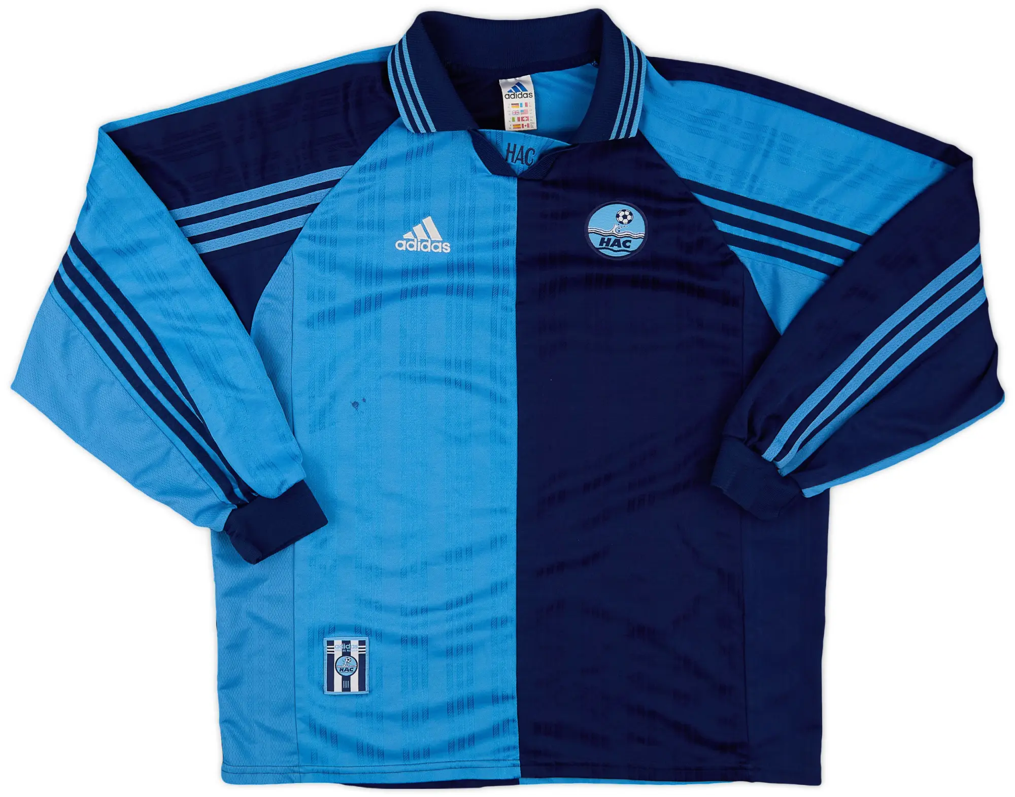 adidas 1998-00 Le Havre Home L/S Shirt - 7/10 - (XL)