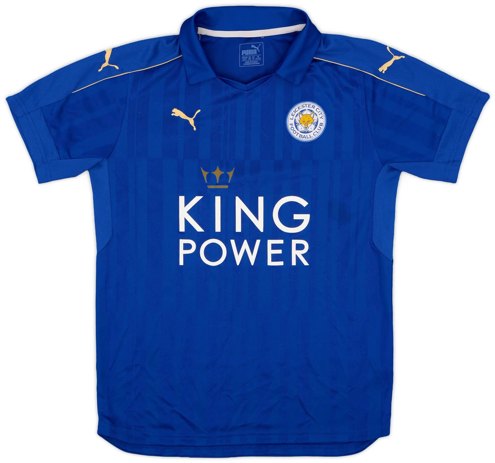 Puma 2016-17 Leicester Home Shirt - 8/10 - (XL.Boys)