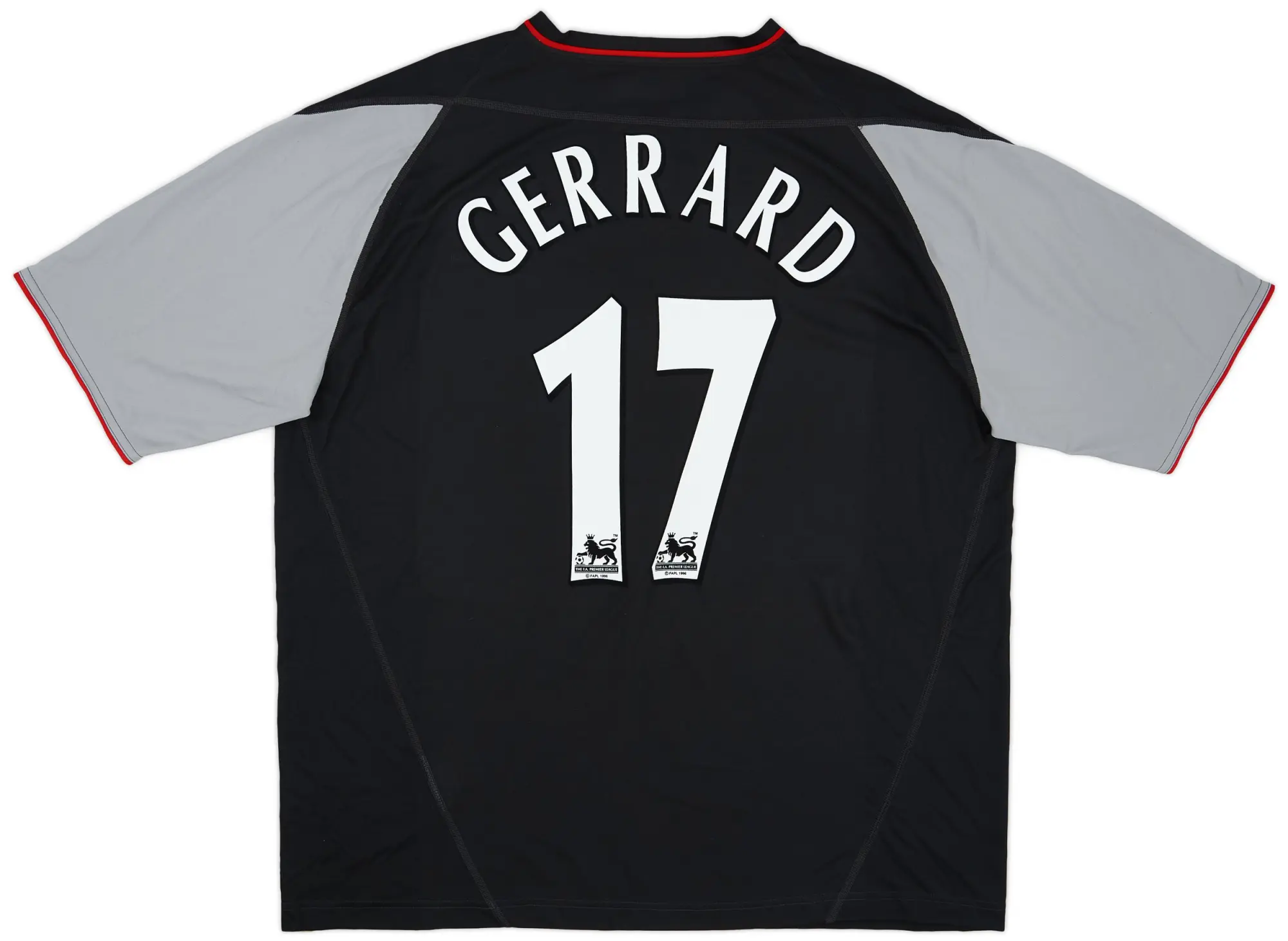 Reebok 2002-04 Liverpool Away Shirt Gerrard #17 - 6/10 - (XL)