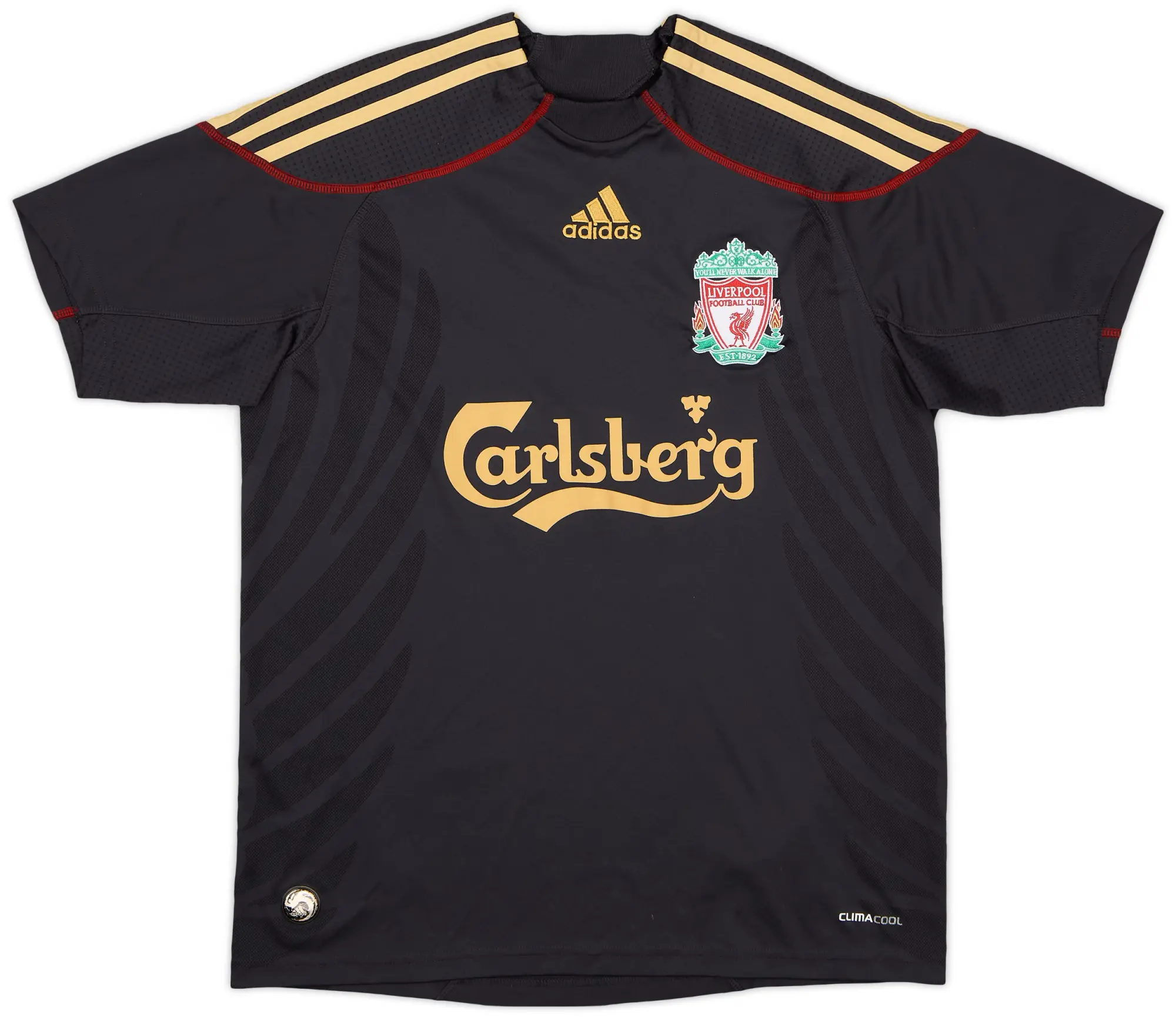 adidas 2009-10 Liverpool Away Shirt - 9/10 - (L.Boys)