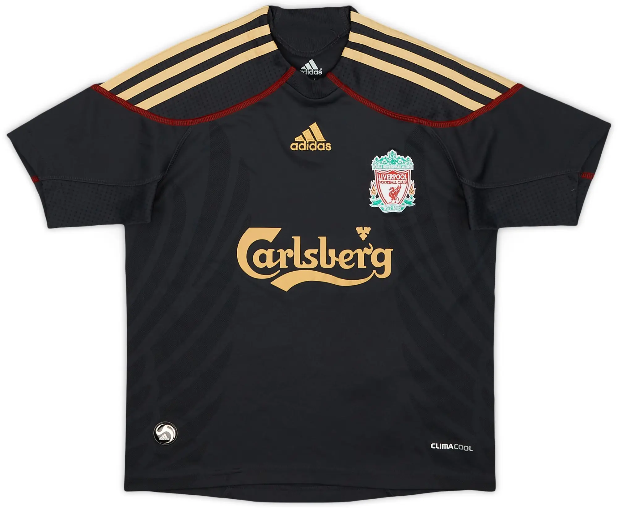 adidas 2009-10 Liverpool Away Shirt - 9/10 - (7-8 Years)