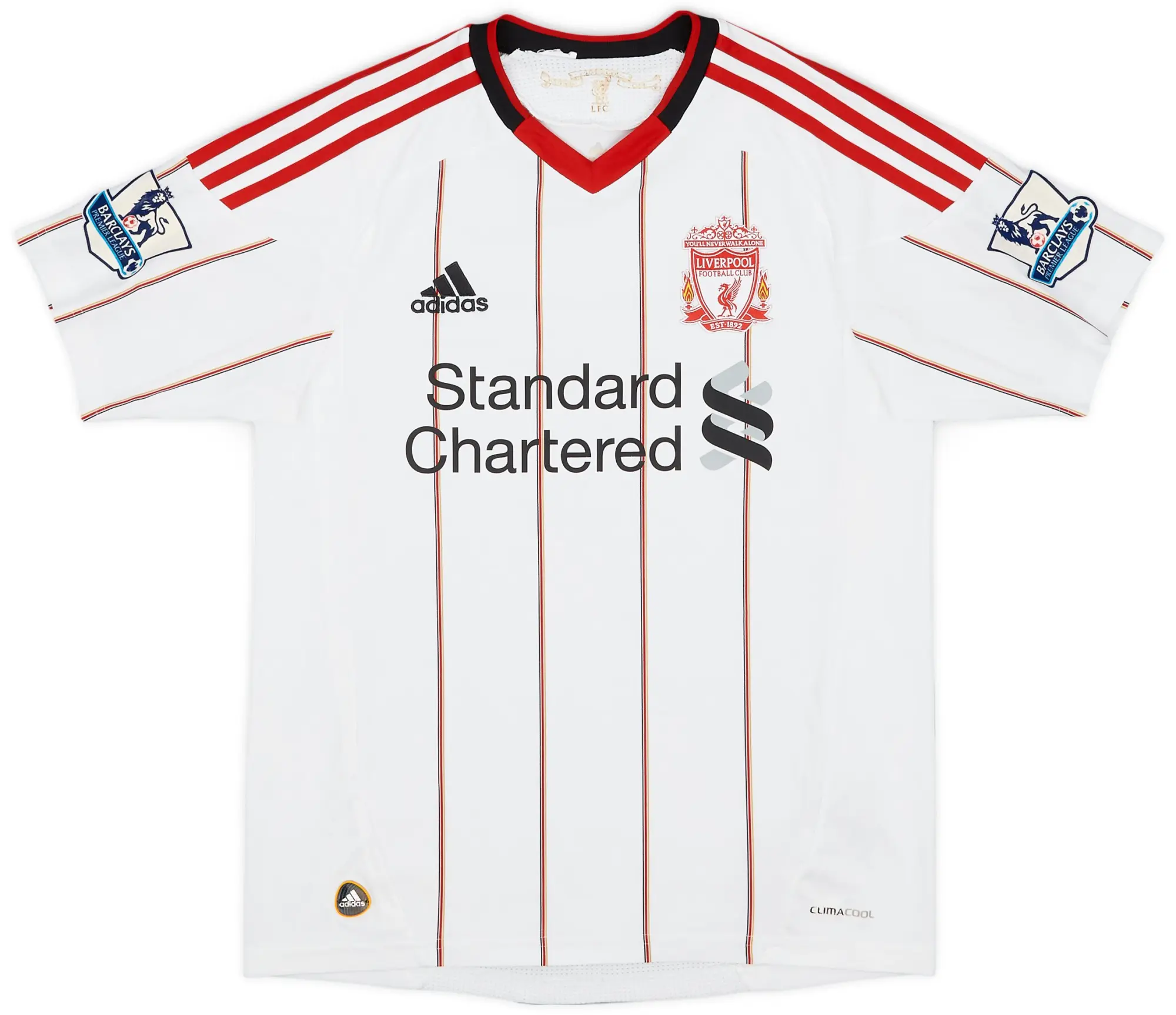 adidas 2010-11 Liverpool Away Shirt - 7/10 - (L.Boys)