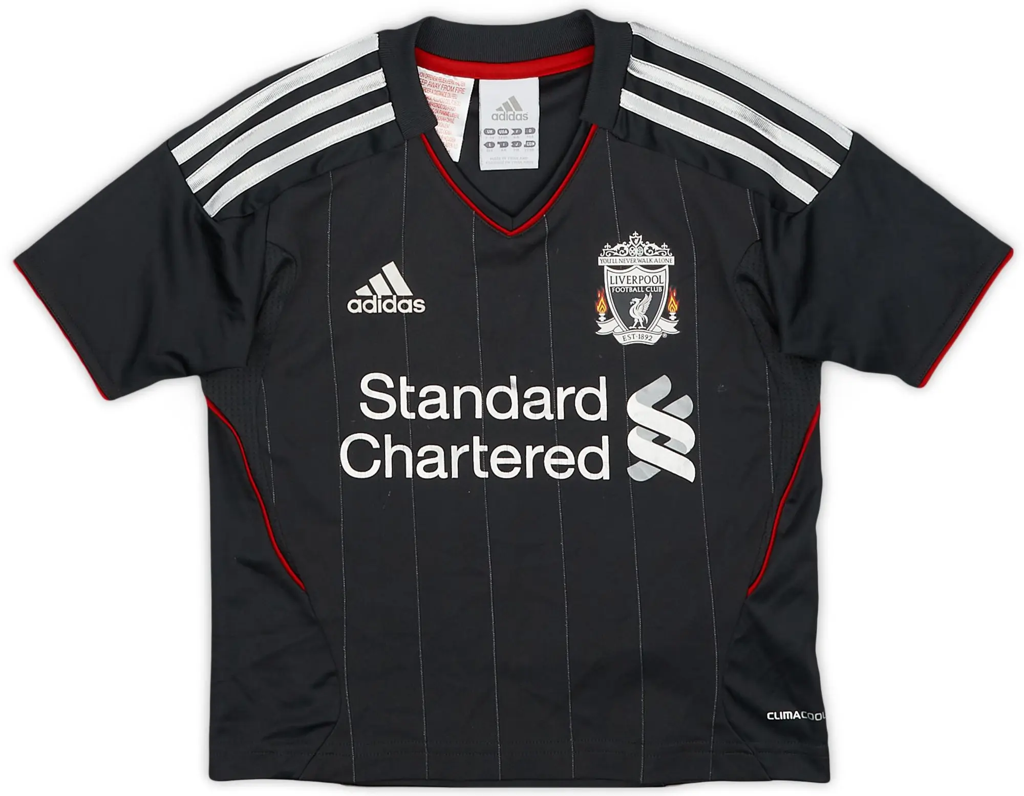 adidas 2011-12 Liverpool Away Shirt - 7/10 - (3-4 Years)
