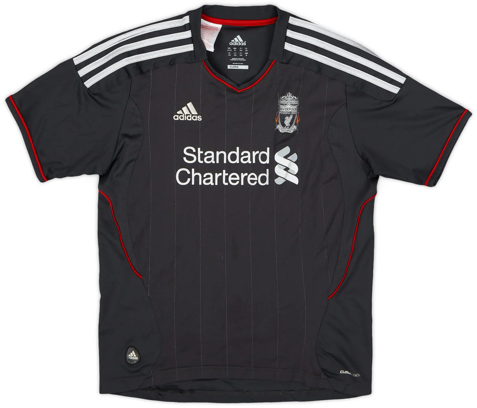 adidas 2011-12 Liverpool Away Shirt - 5/10 - (M.Boys)